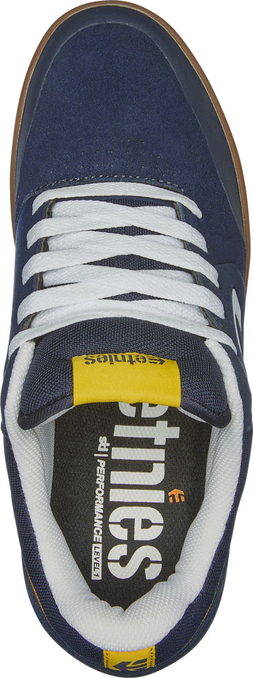 Etnies Skateboard Shoes Marana Navy/Gum/Yellow - Image 4