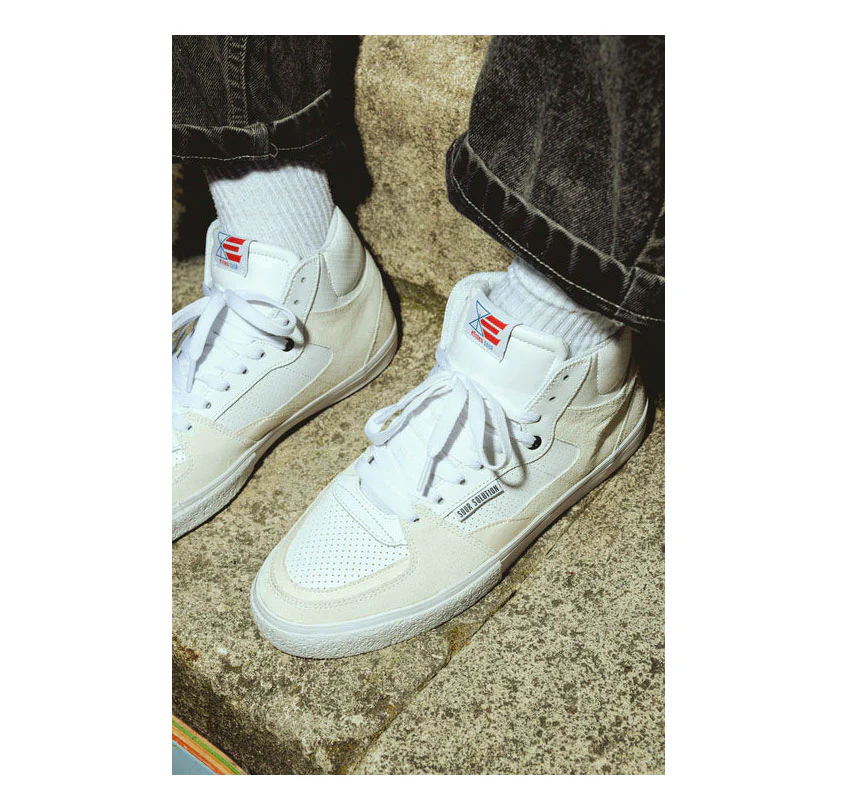 Etnies Skateboard Shoes Screw Vulc Mid X Sour White - Image 5