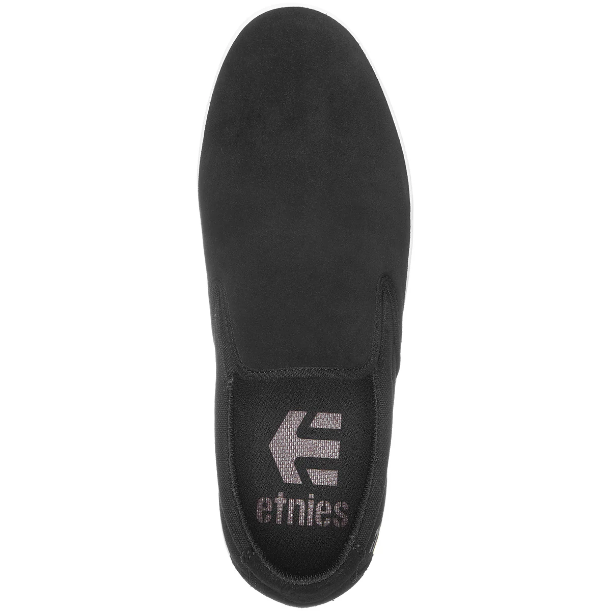 Etnies Skateboard Shoes Veer Slip Black Mens - Image 2