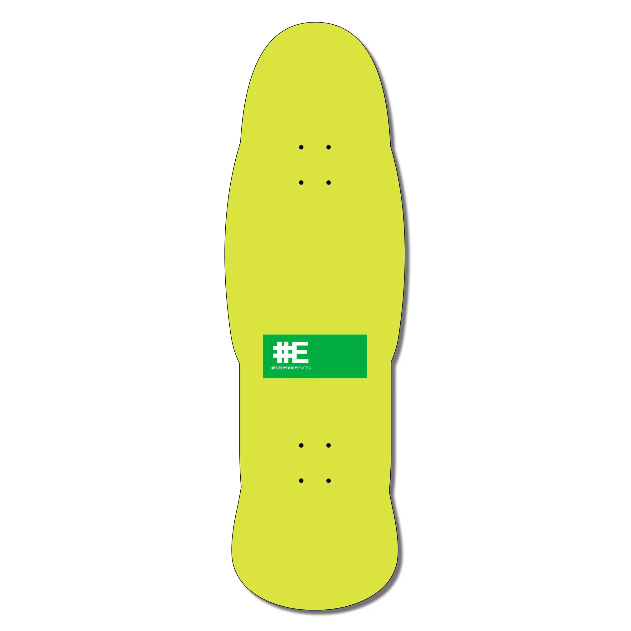 Everybody Skates Skateboard Deck Biggie Small Experimental 10.75" x 34.63" - Image 2
