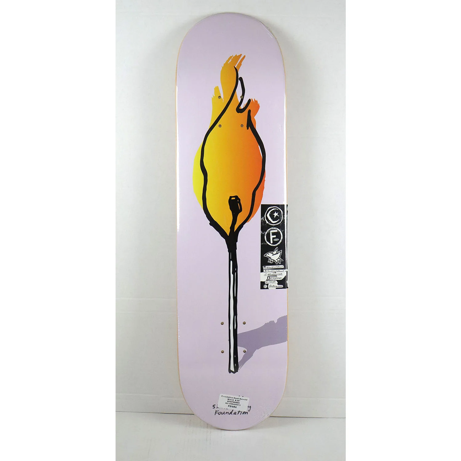 Foundation Skateboard Complete Dakota Servold Match 8.25" x 31.75" Independent Satori Upgrade - Image 2