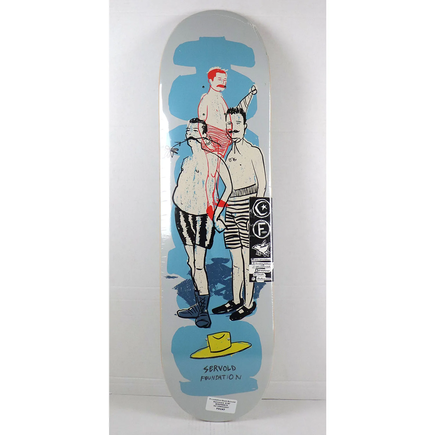 Foundation Skateboard Complete Dakota Servold Swimmers 8.38" x 32.25" Independent Satori Upgrade - Image 2