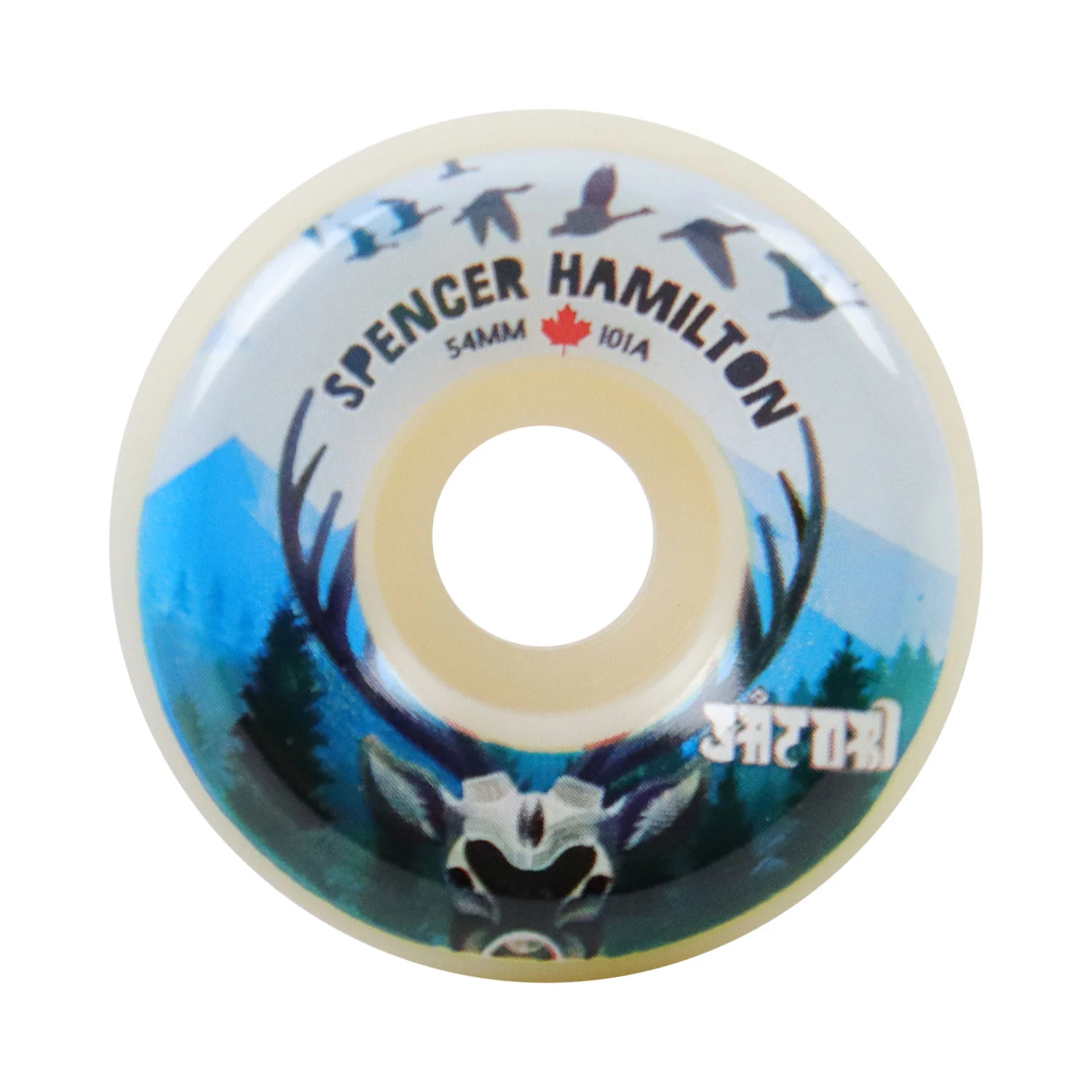 Foundation Skateboard Complete Dakota Servold The Meeting 8.5" x 32" Independent Satori Upgrade - Image 4