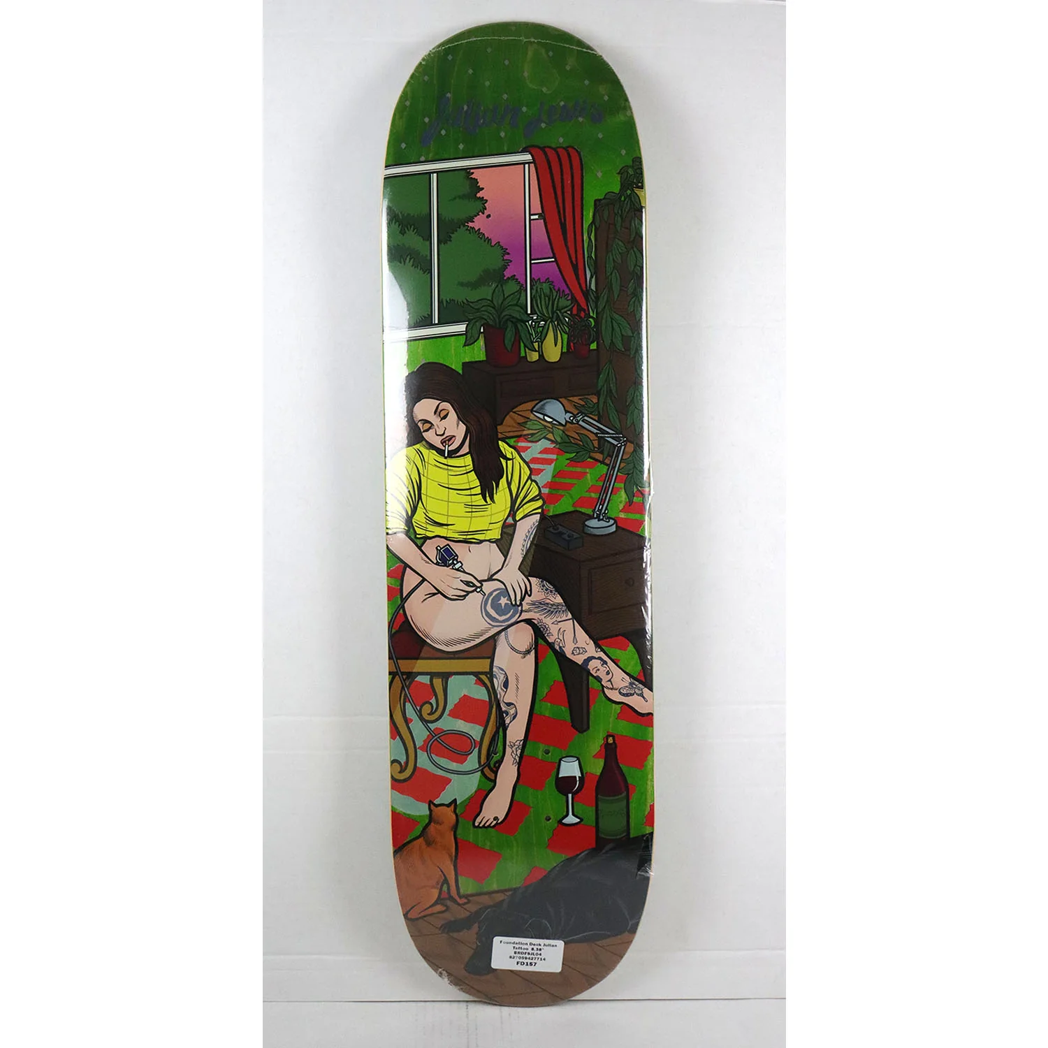 Foundation Skateboard Complete Julian Lewis Tattoo 8.38" x 32" Independent Satori Upgrade - Image 2