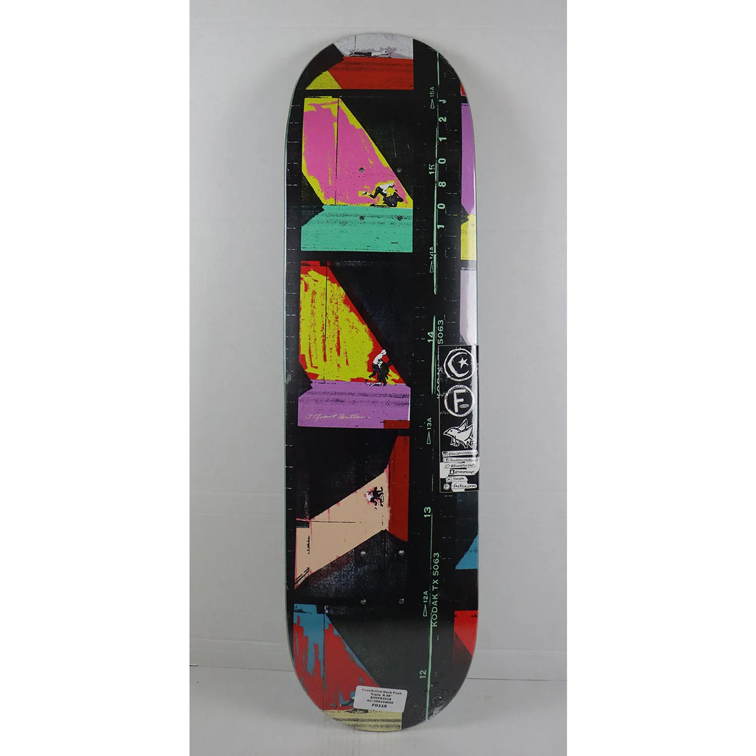 Foundation Skateboard Complete Push Triple 8.38" x 31.75" - Image 2
