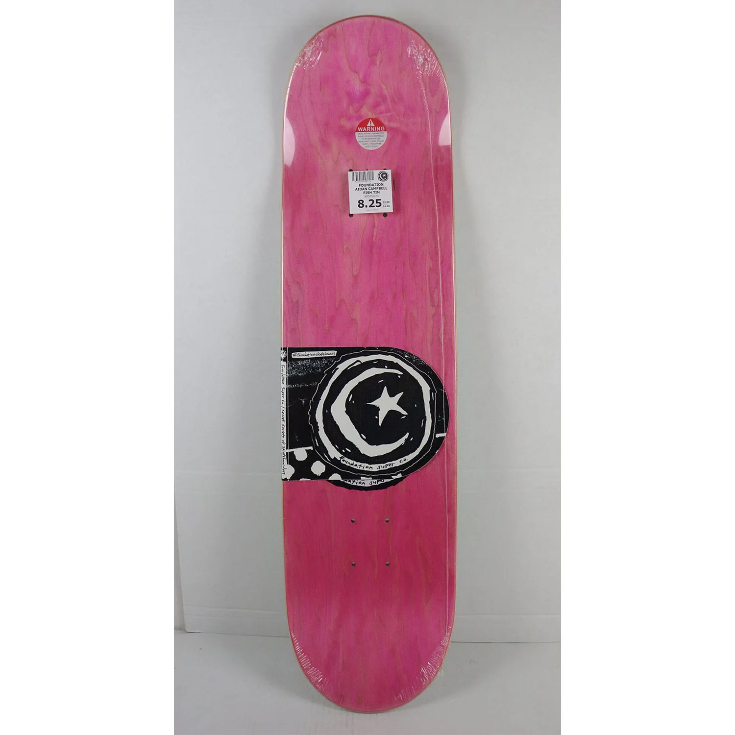 Foundation Skateboard Deck Aidan Campbell Fish Tin 8.25" x 32" - Image 3