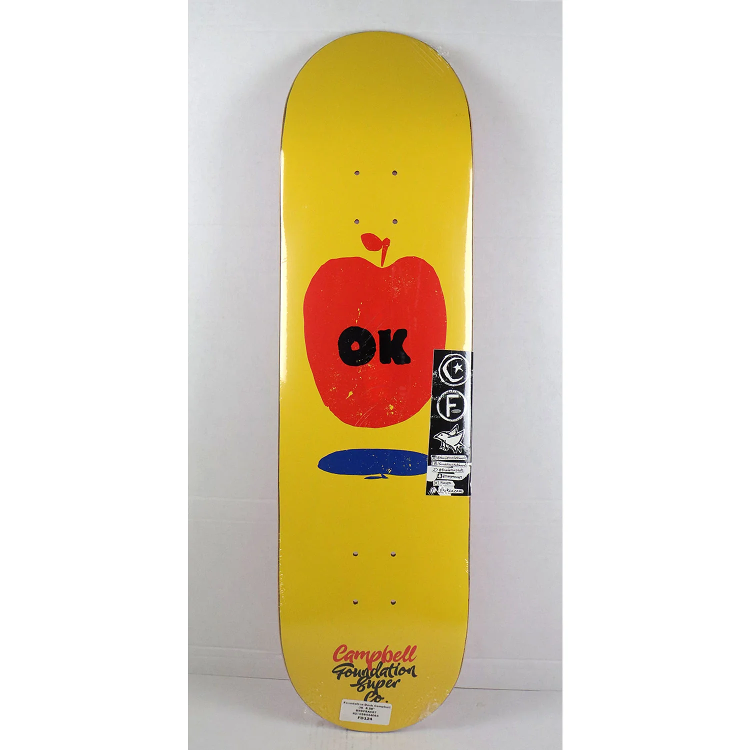 Foundation Skateboard Deck Aidan Campbell OK 8.38" x 32" - Image 2