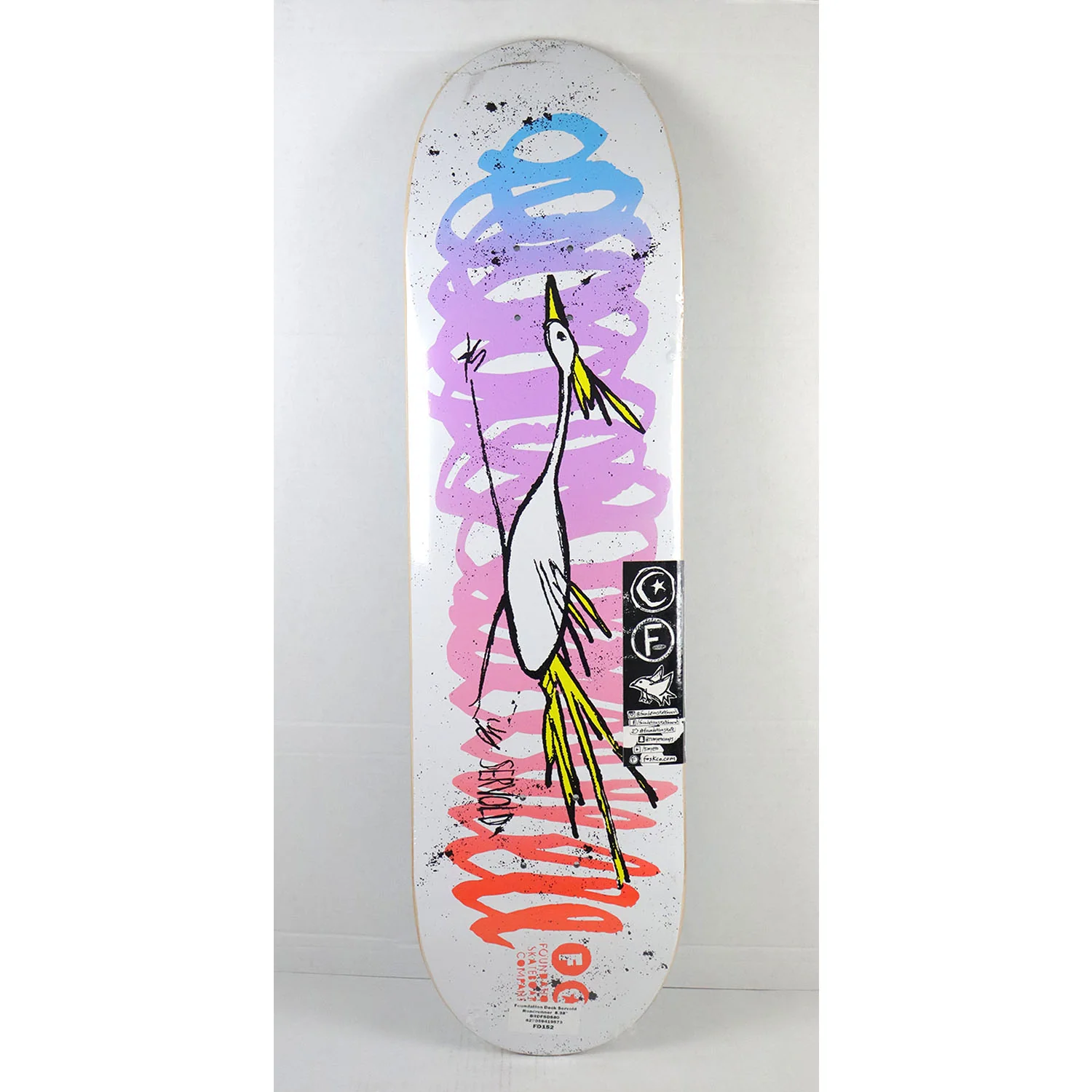 Foundation Skateboard Deck Dakota Servold Roadrunner 8.38" x 32.25" - Image 2