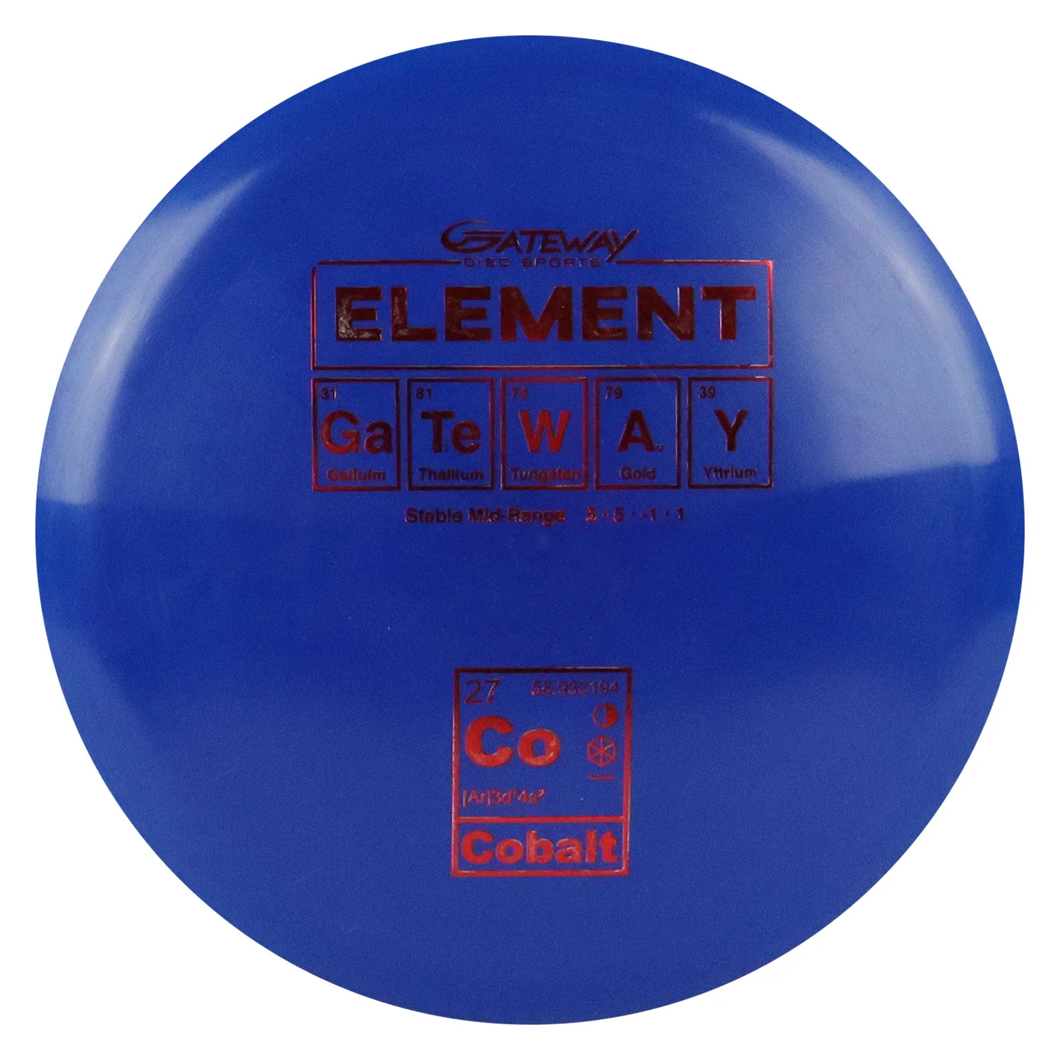 Gateway Disc Golf Cobalt Element Midrange Disc 5/5/-1/1 - Choose Exact Disc - Image 4