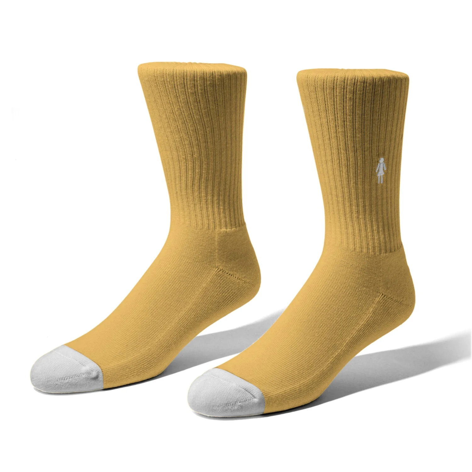Girl Skateboards Socks OG Mustard