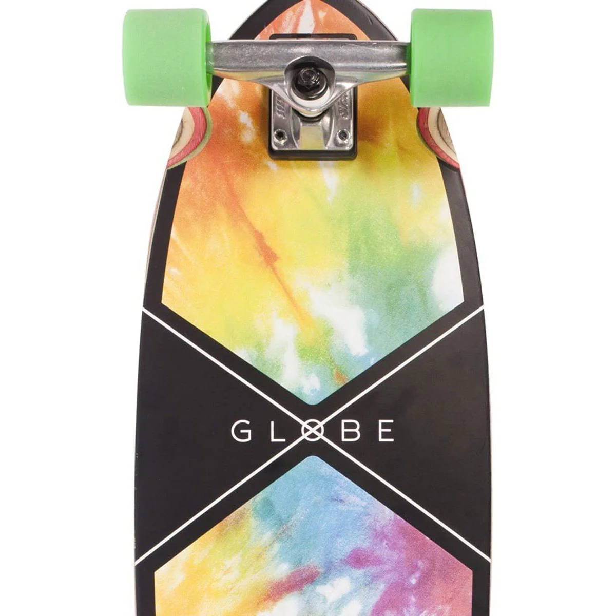 Globe Skateboard Cruiser Complete Chromantic Trippy Tie Dye 9.5" x 33" - Image 3