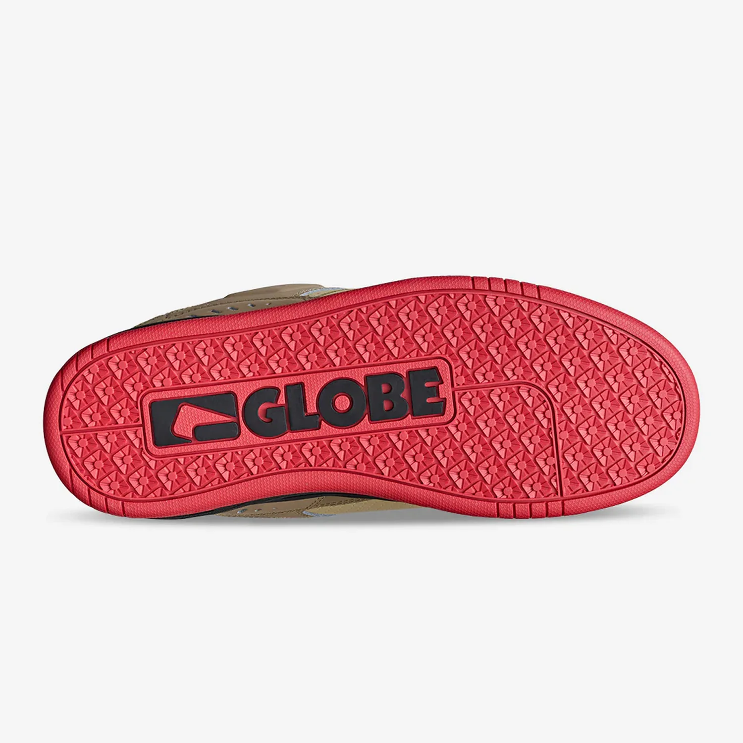 Globe Skateboard Shoes Fusion Khaki/Red - Image 3