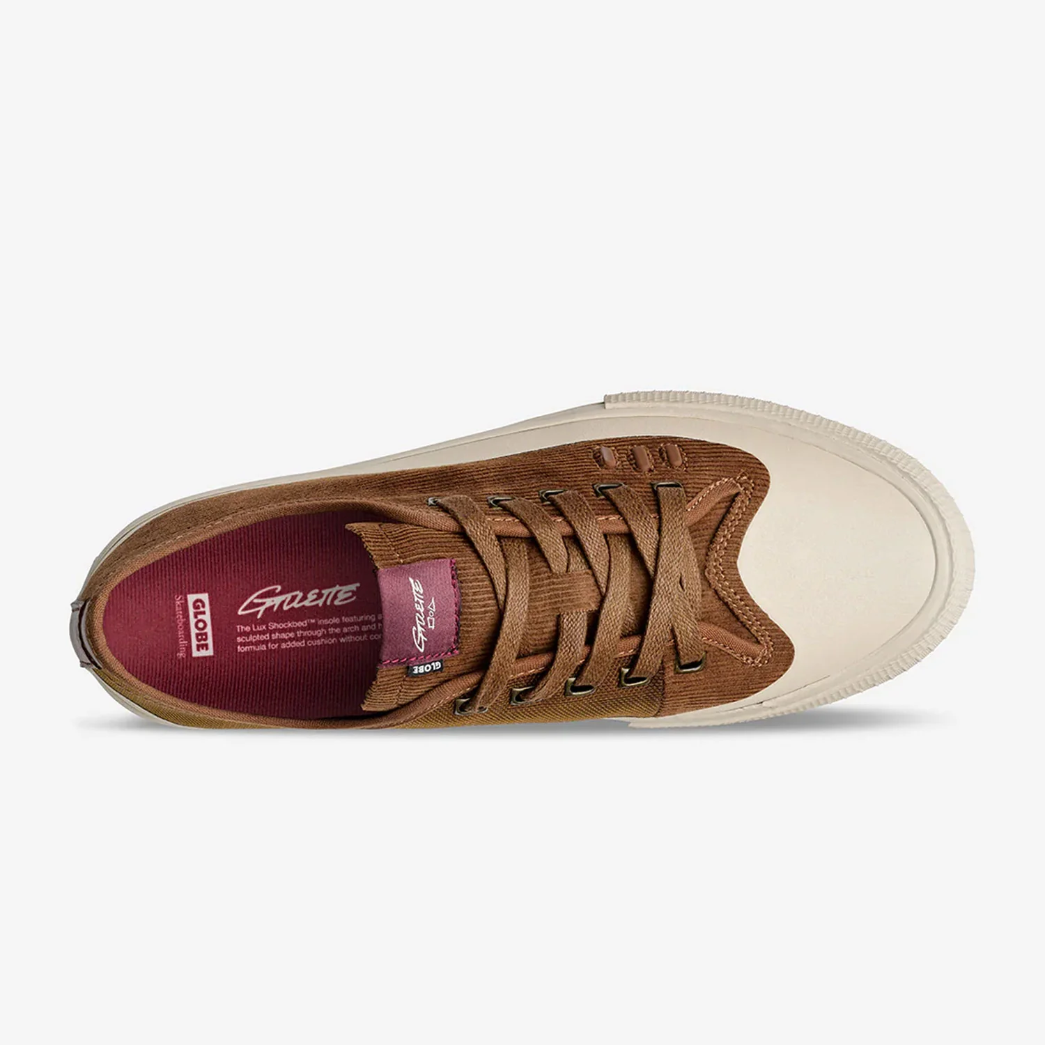 Globe Skateboard Shoes Gillette Ginger/Corduroy - Image 2
