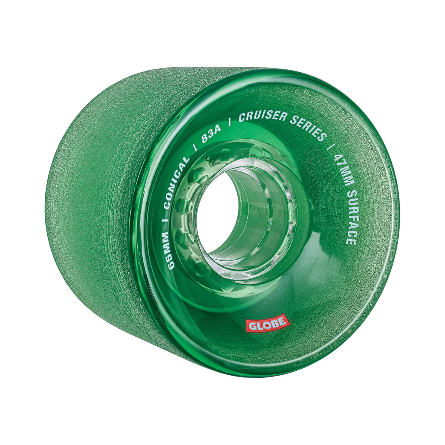 Globe Wheels Conical 65mm 83A Clear Forest - Image 2