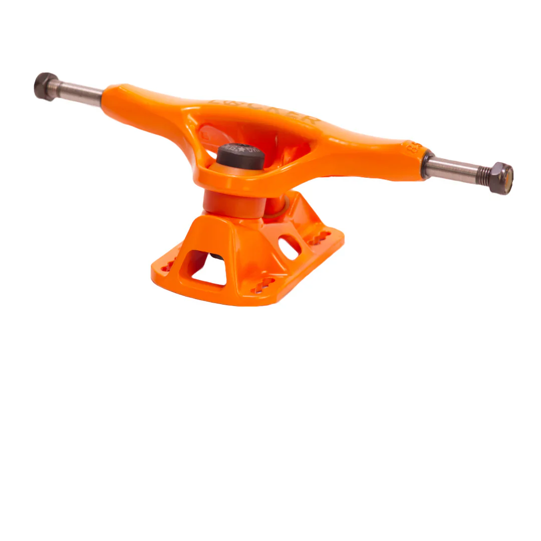 Grind King Skateboard Trucks Locker 2 8.0" Axle Orange (Pair) - Image 3