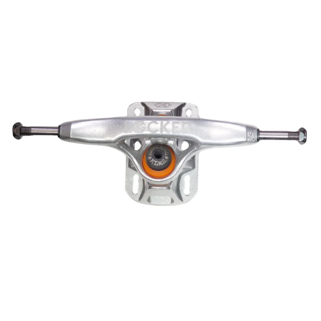 Grind King Skateboard Trucks Locker 2 8.5" Axle Silver (Pair) - Image 6
