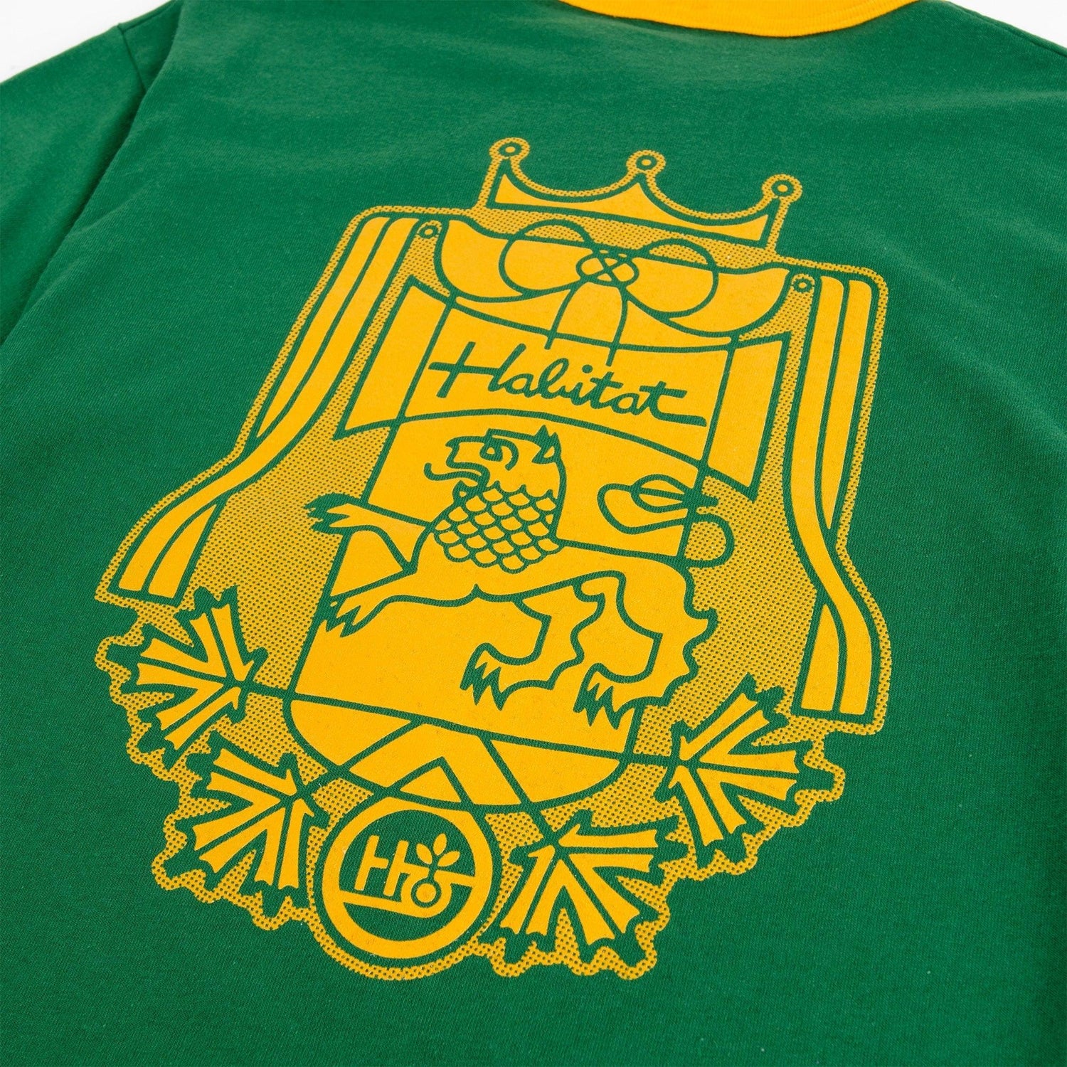 Habitat Skateboards Shirt Coat of Arms Dark Green - Image 3