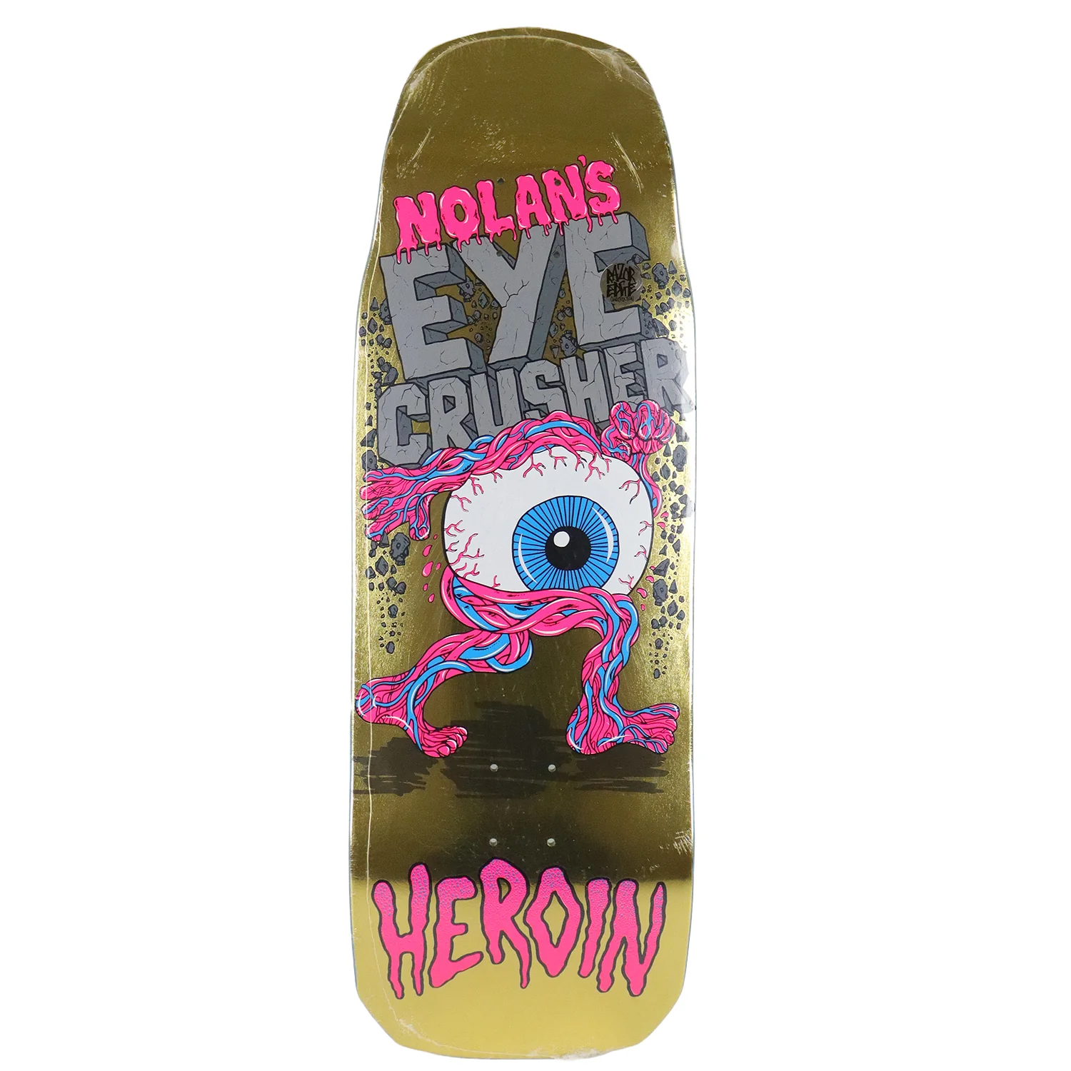 Heroin Premium Skateboard Complete Houghton Eye Crusher Slappy Trucks OJ Wheels and Quantum Snot Particles Bearings - Image 2