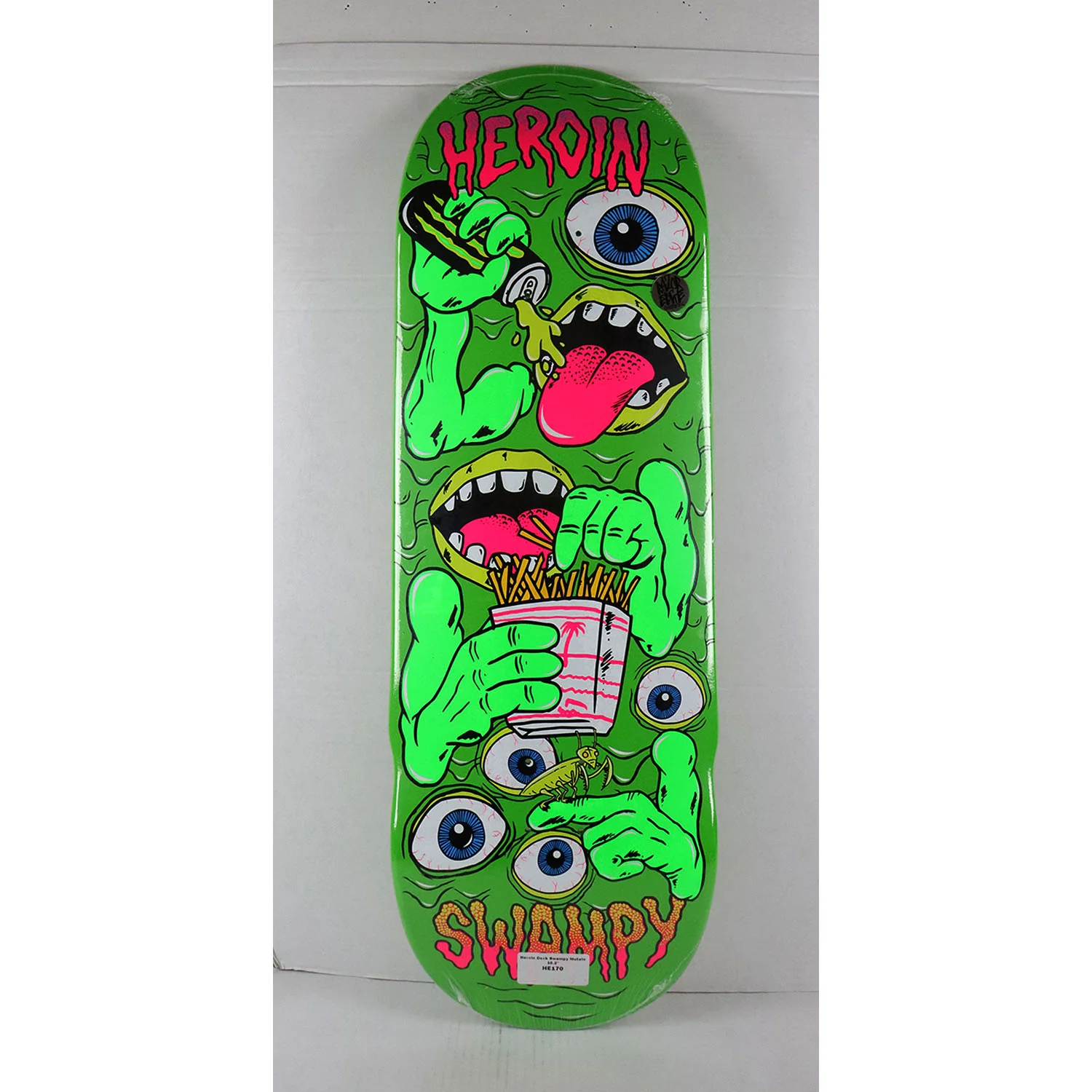 Heroin Skateboard Complete Swampy Mutate or Die 10.25" x 32.7" - Image 2
