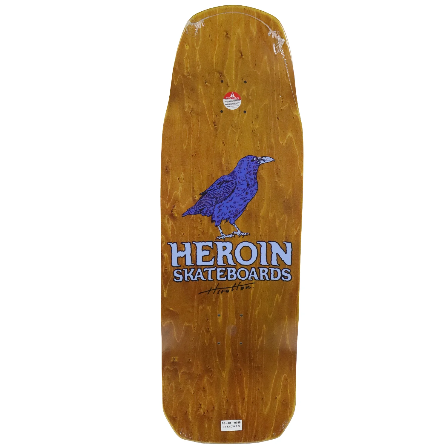Heroin Skateboard Deck Nolan Houghton Crow (Assorted) 9.9" x 30.5" - Image 4