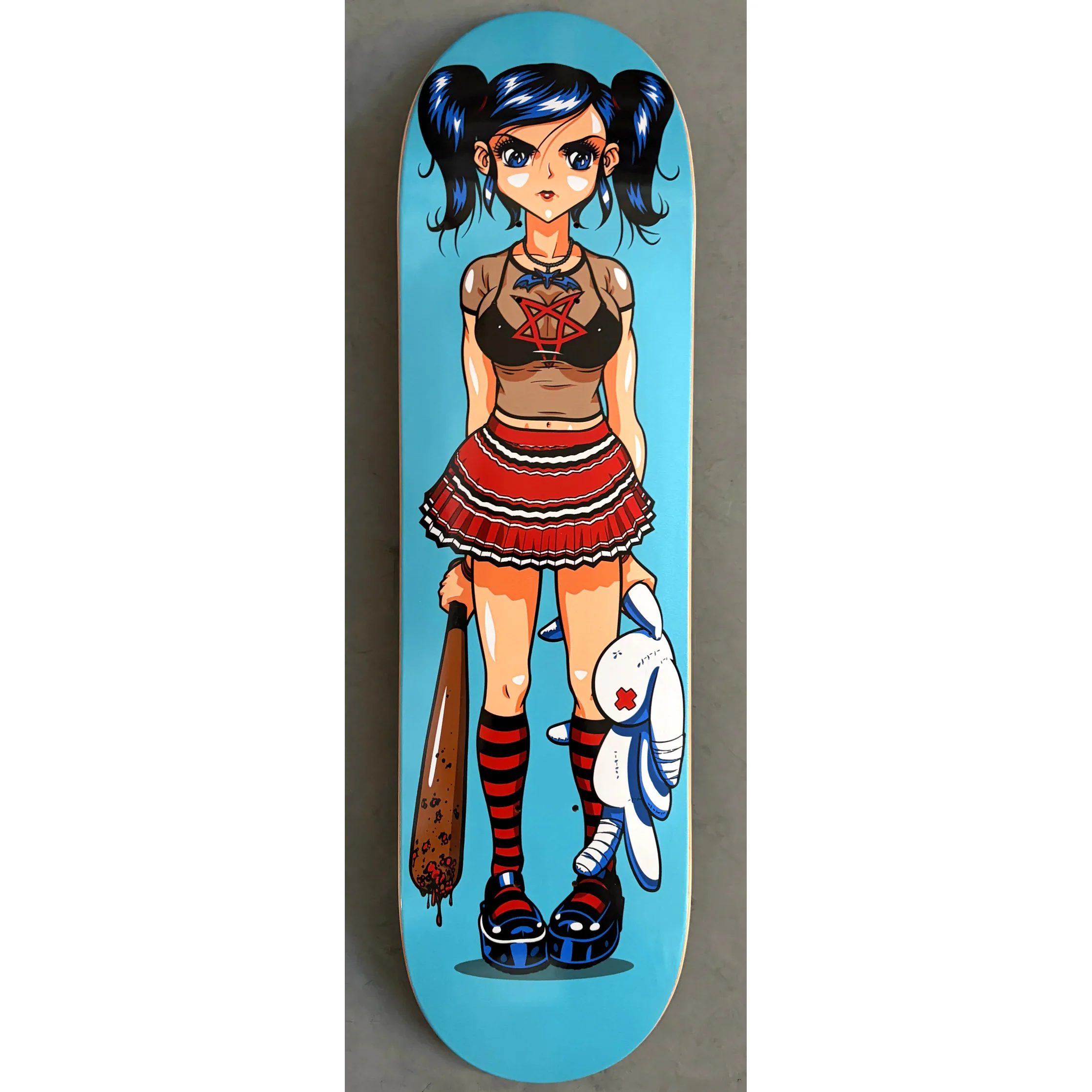 Hook Ups Skateboard Deck Lucinda 8.5" x 32.25" - Image 4