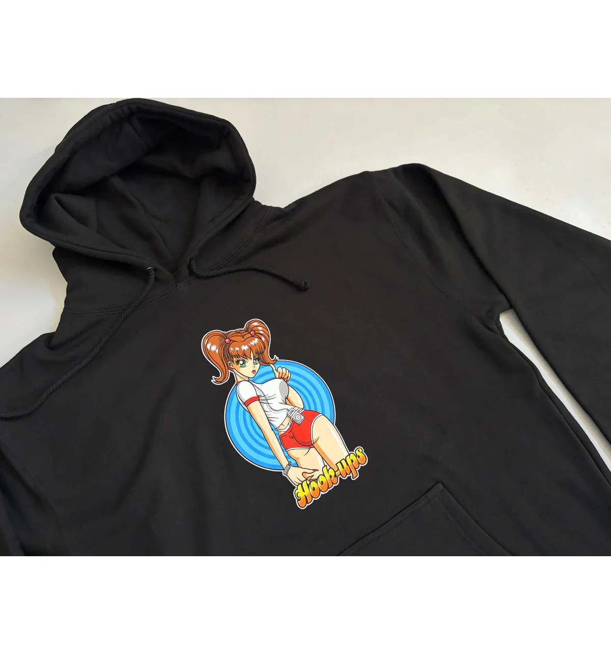 Hook Ups Skateboards Hoody Hitchiking Sakura Black - Image 2