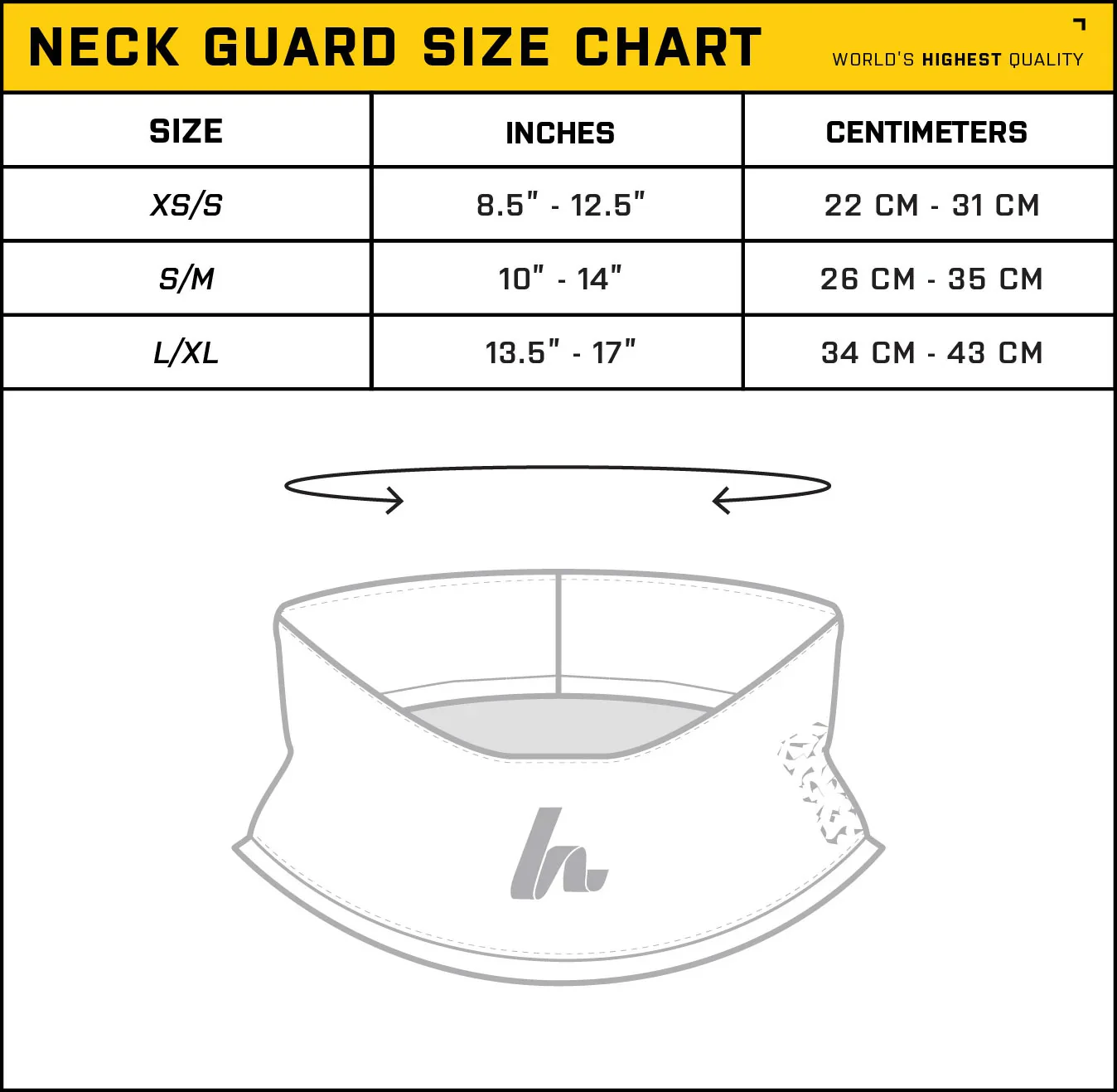 Howies Hockey Tape Flexprotect Neck Guard S/M - Image 5