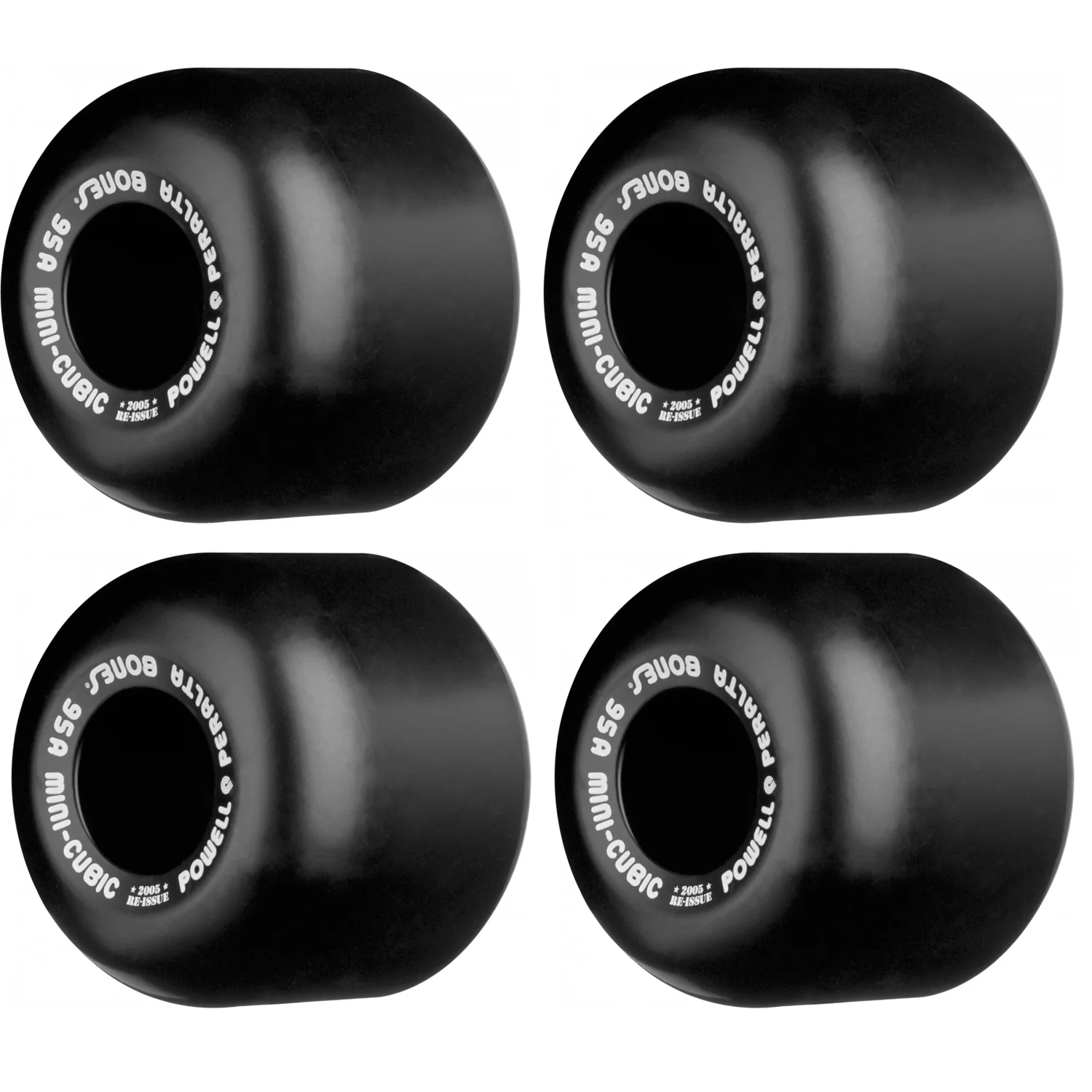 Independent Skateboard Package - 159 (8.75") Trucks, Powell Peralta Mini-Cubic Black Wheels, Bones Reds - Image 4