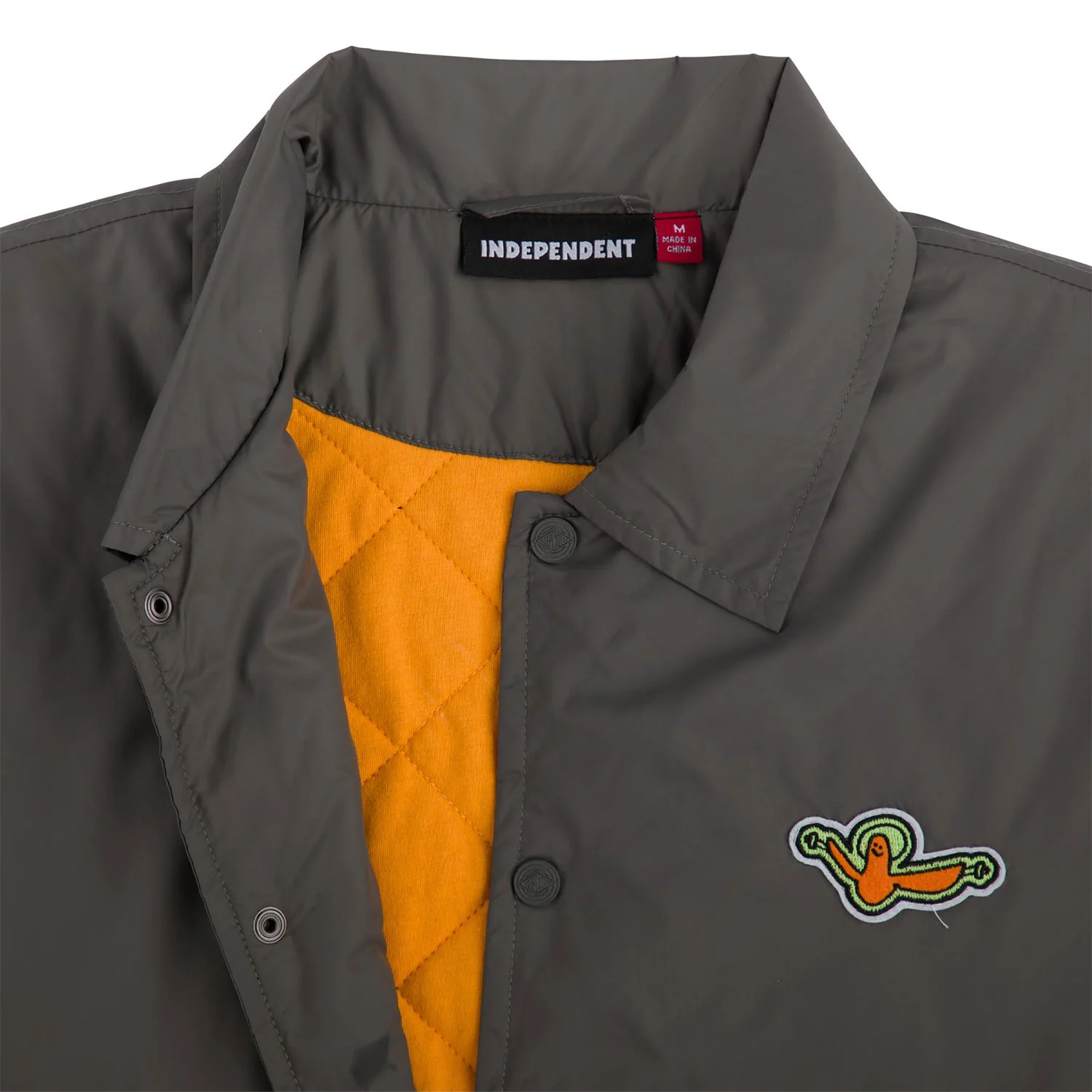 Independent Trucks Coat Gonz Hanger Windbreaker Grey - Image 3