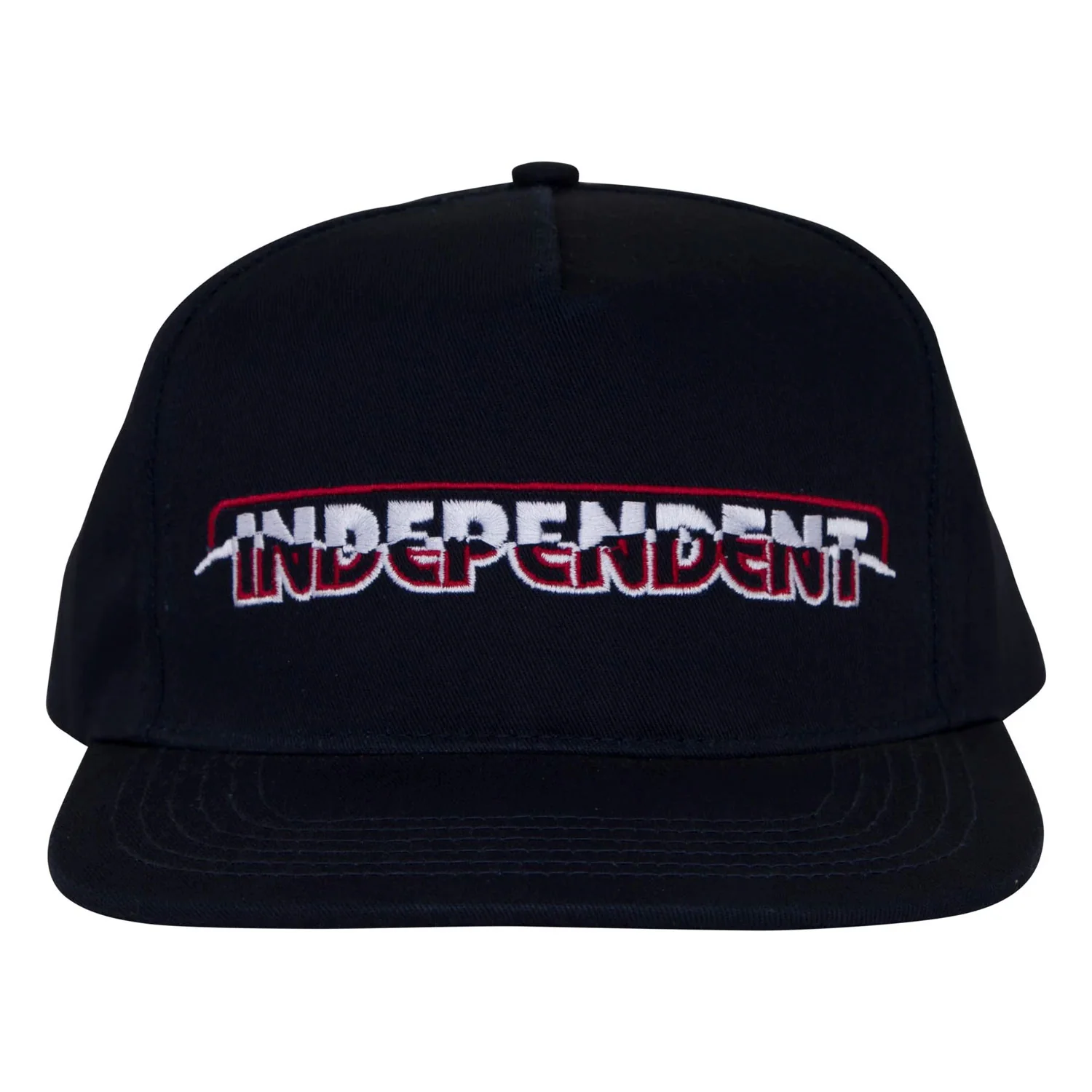 Independent Trucks Hat Barhouse Ripped Snapback Navy - Image 2