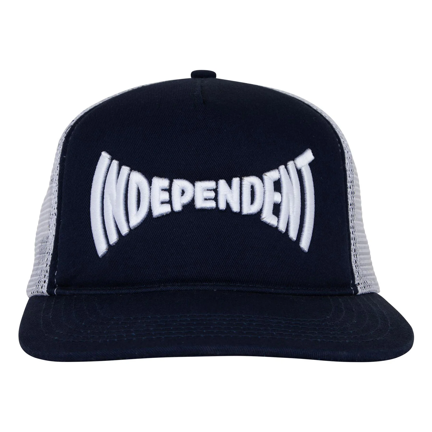 Independent Trucks Hat Span Mesh Trucker White/Navy - Image 3