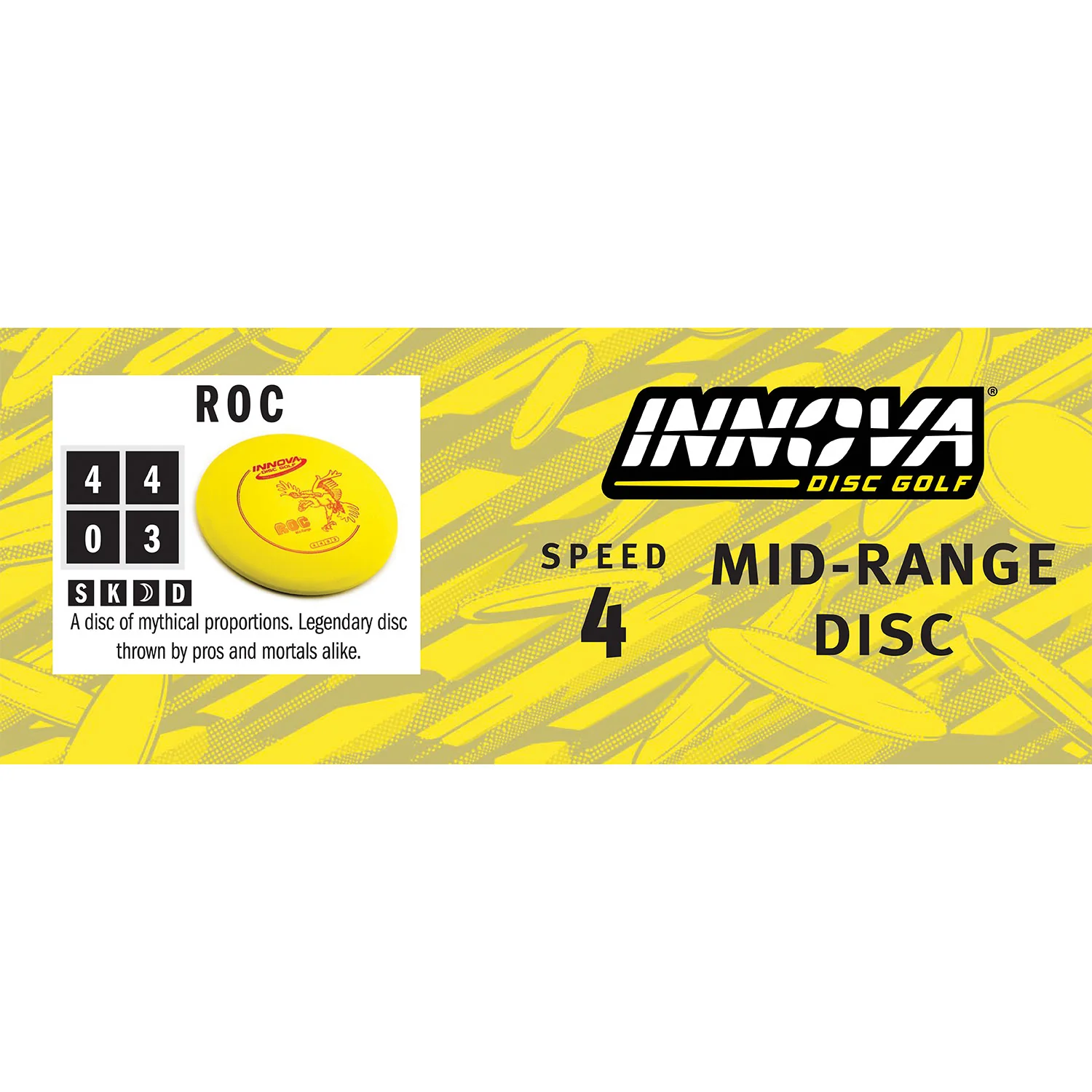 Innova Disc Golf DX Glow Roc Midrange Disc 4/4/0/3 - Choose Exact Disc - Image 5