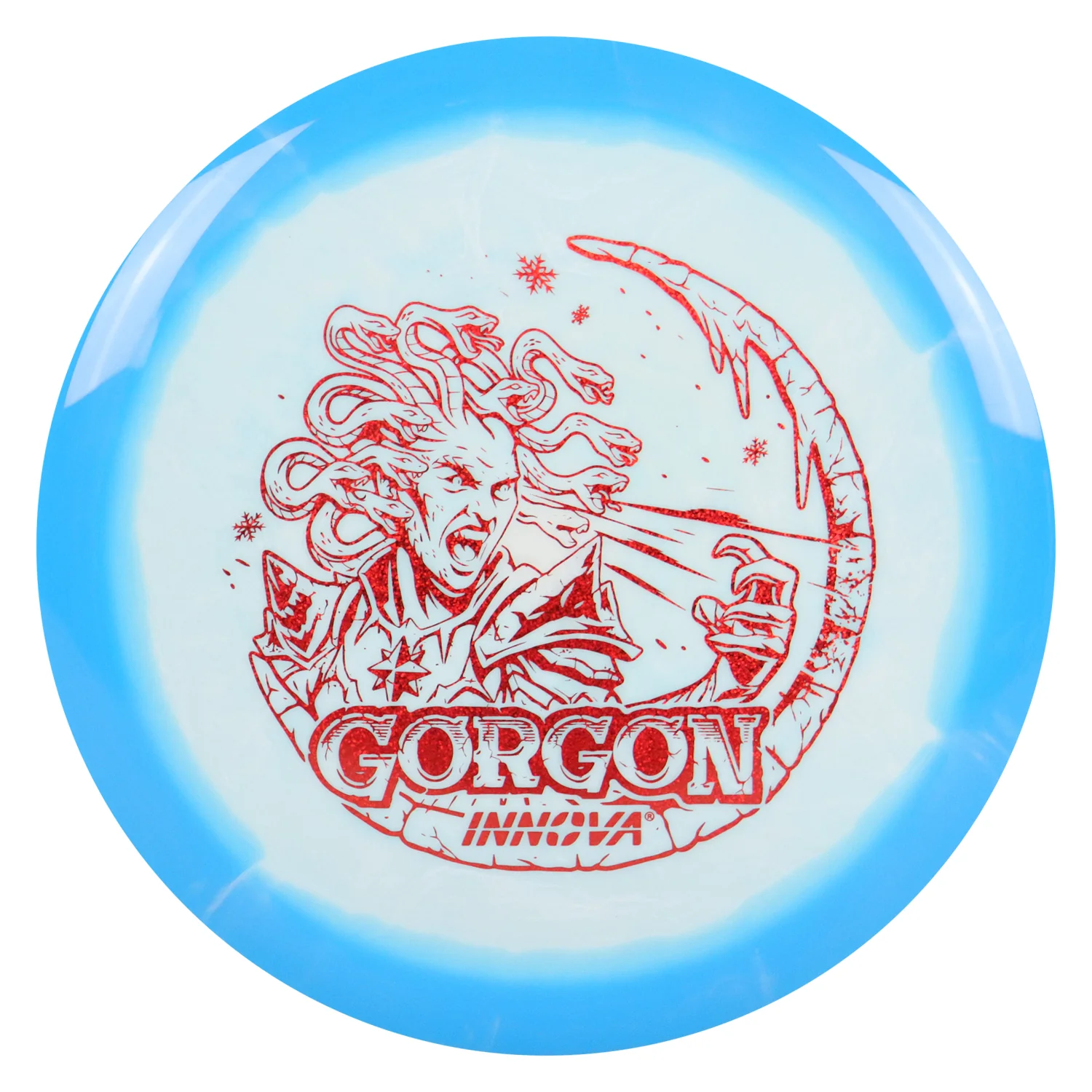 Innova Disc Golf Holiday Halo Star Gorgon w/ Free Luster Snowflake Mini - Choose Exact Disc - Image 10