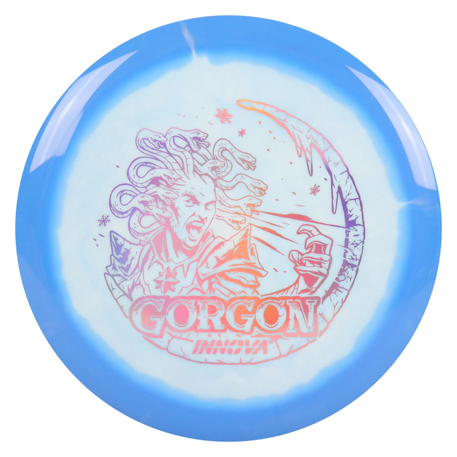 Innova Disc Golf Holiday Halo Star Gorgon w/ Free Luster Snowflake Mini - Choose Exact Disc - Image 12