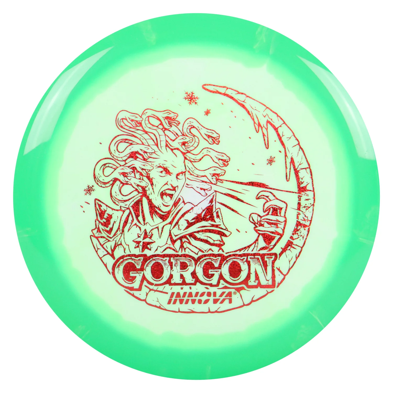 Innova Disc Golf Holiday Halo Star Gorgon w/ Free Luster Snowflake Mini - Choose Exact Disc - Image 14