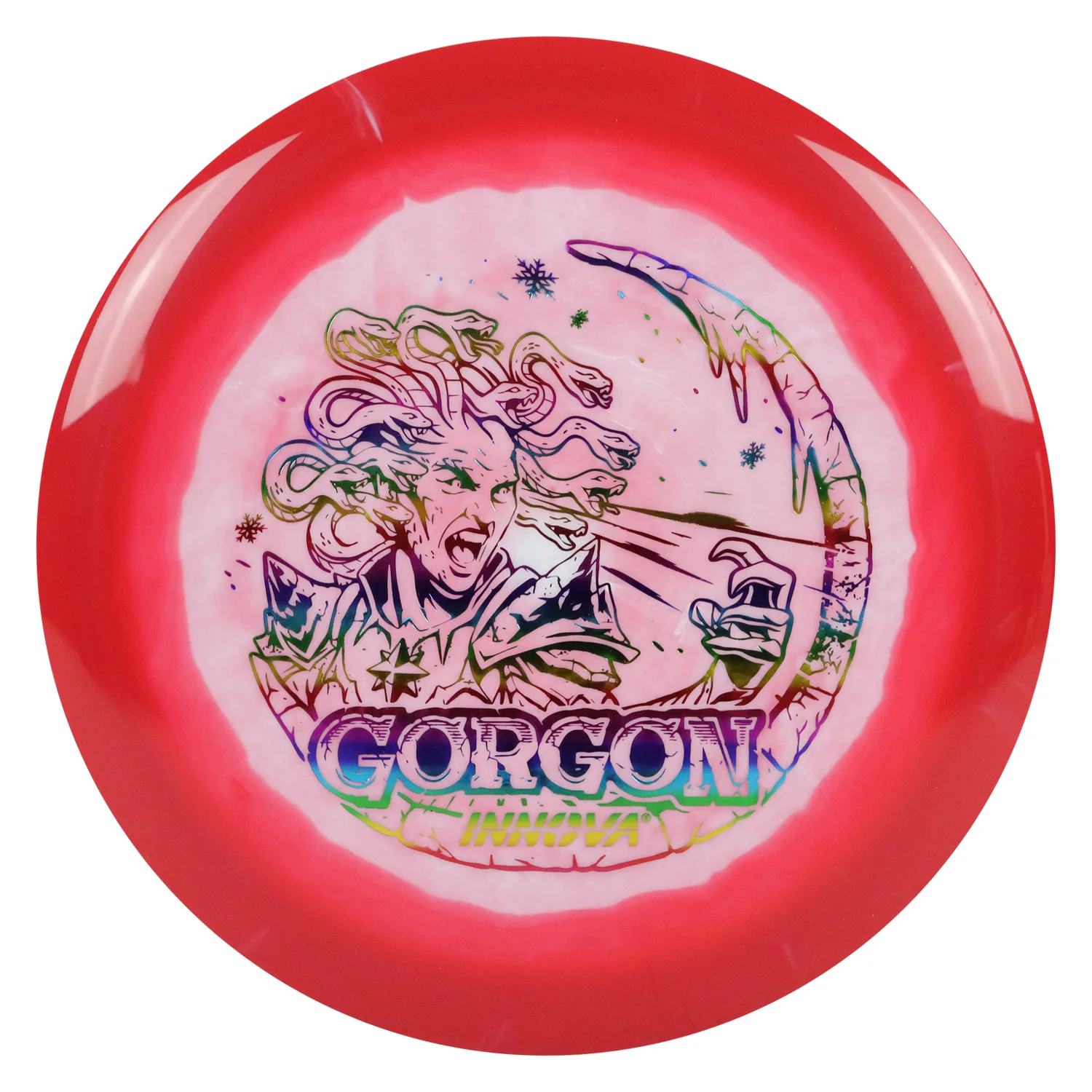 Innova Disc Golf Holiday Halo Star Gorgon w/ Free Luster Snowflake Mini - Choose Exact Disc - Image 19