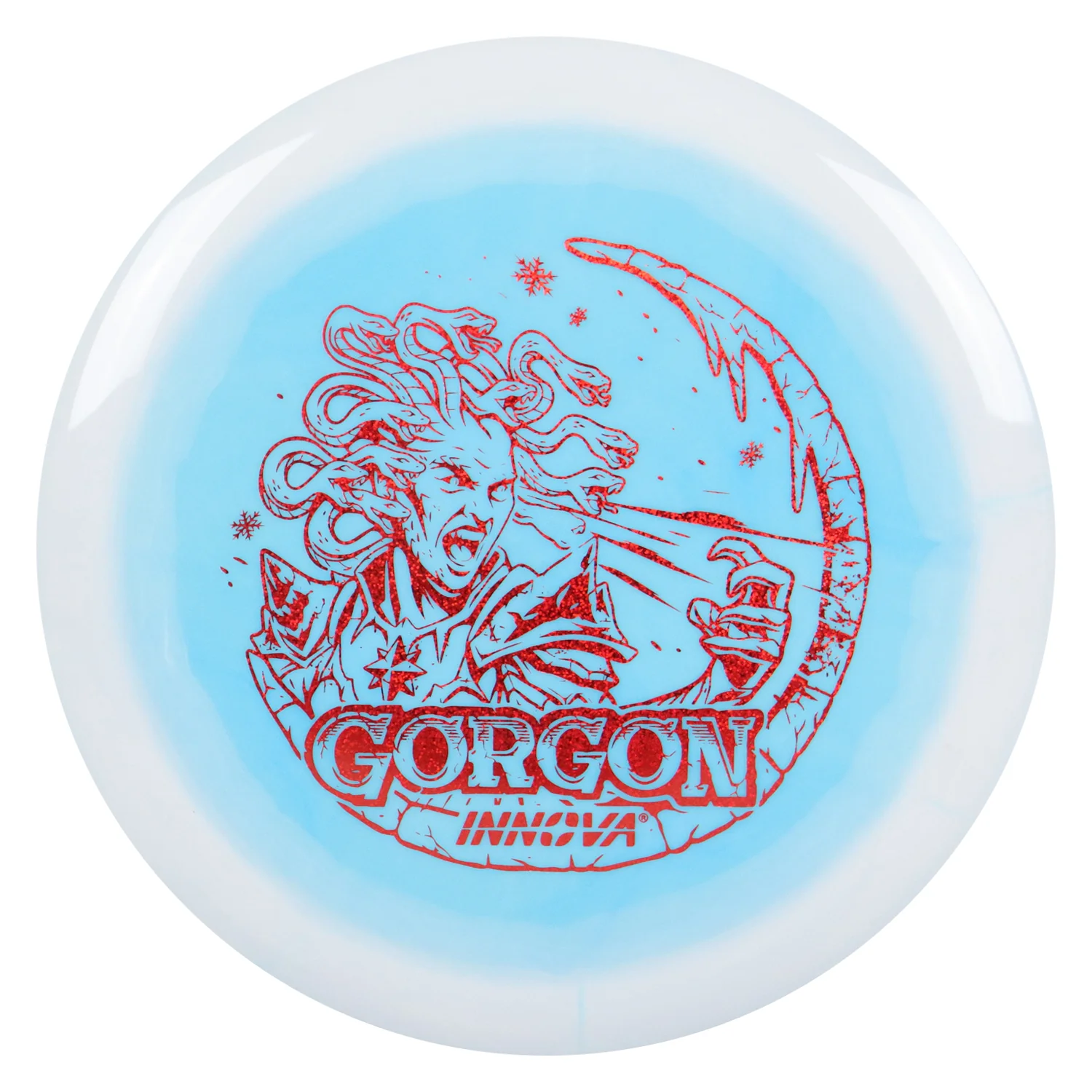 Innova Disc Golf Holiday Halo Star Gorgon w/ Free Luster Snowflake Mini - Choose Exact Disc - Image 9