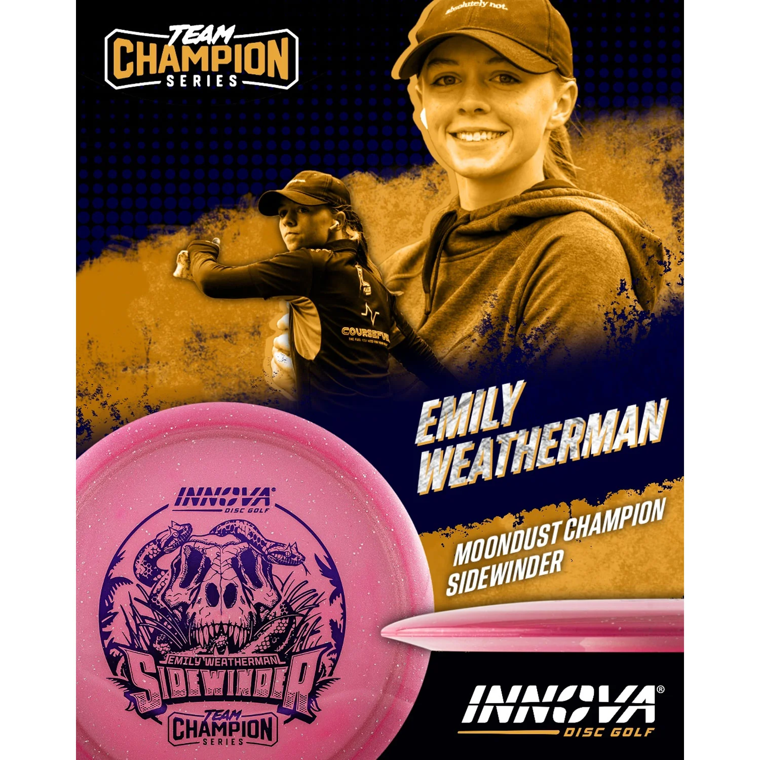 Innova Disc Golf Team Champion Series Emily Weatherman Sidewinder 9/5/-3/1 - Choose Exact Disc - Image 5