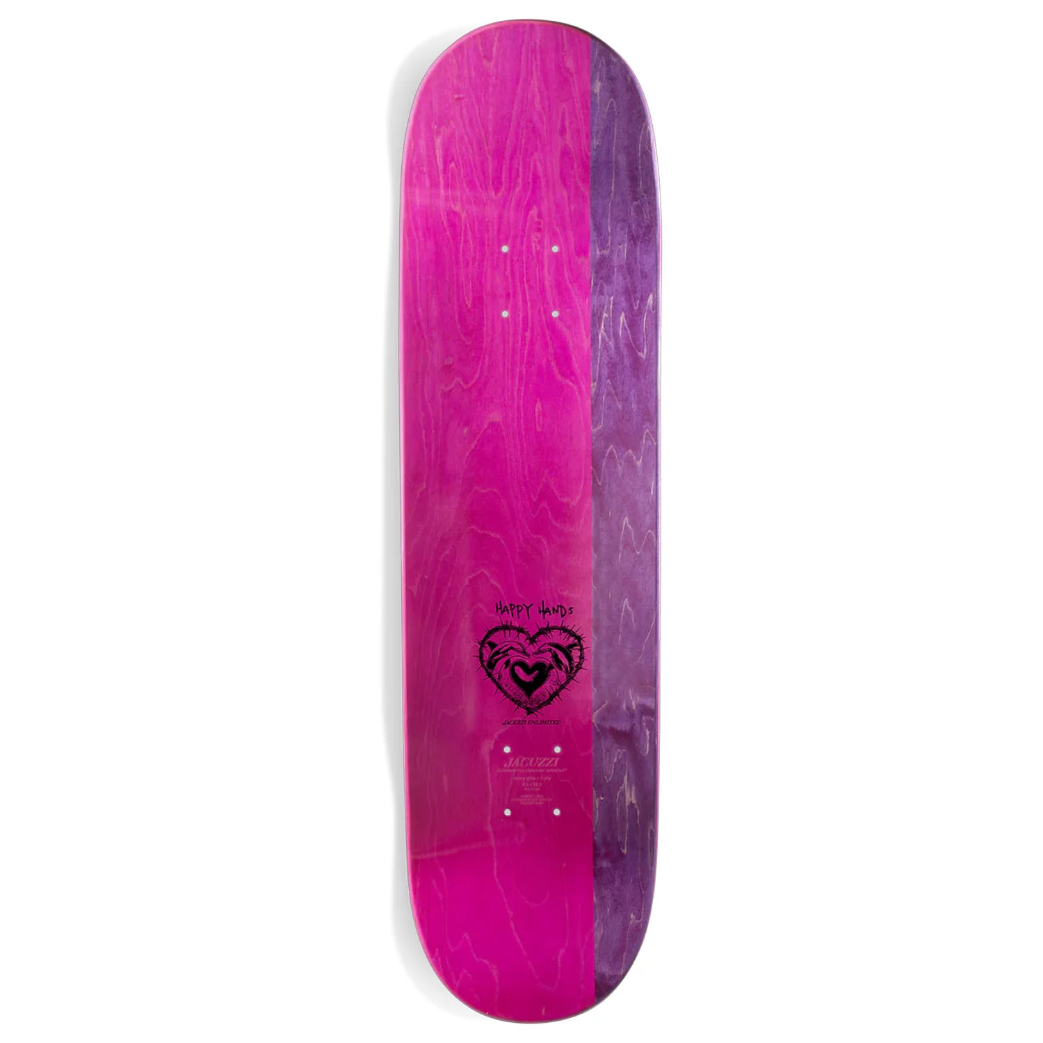 Jacuzzi Skateboard Complete Rainbow Hands Jet Ski White 8.75" x 31.5" - Image 2