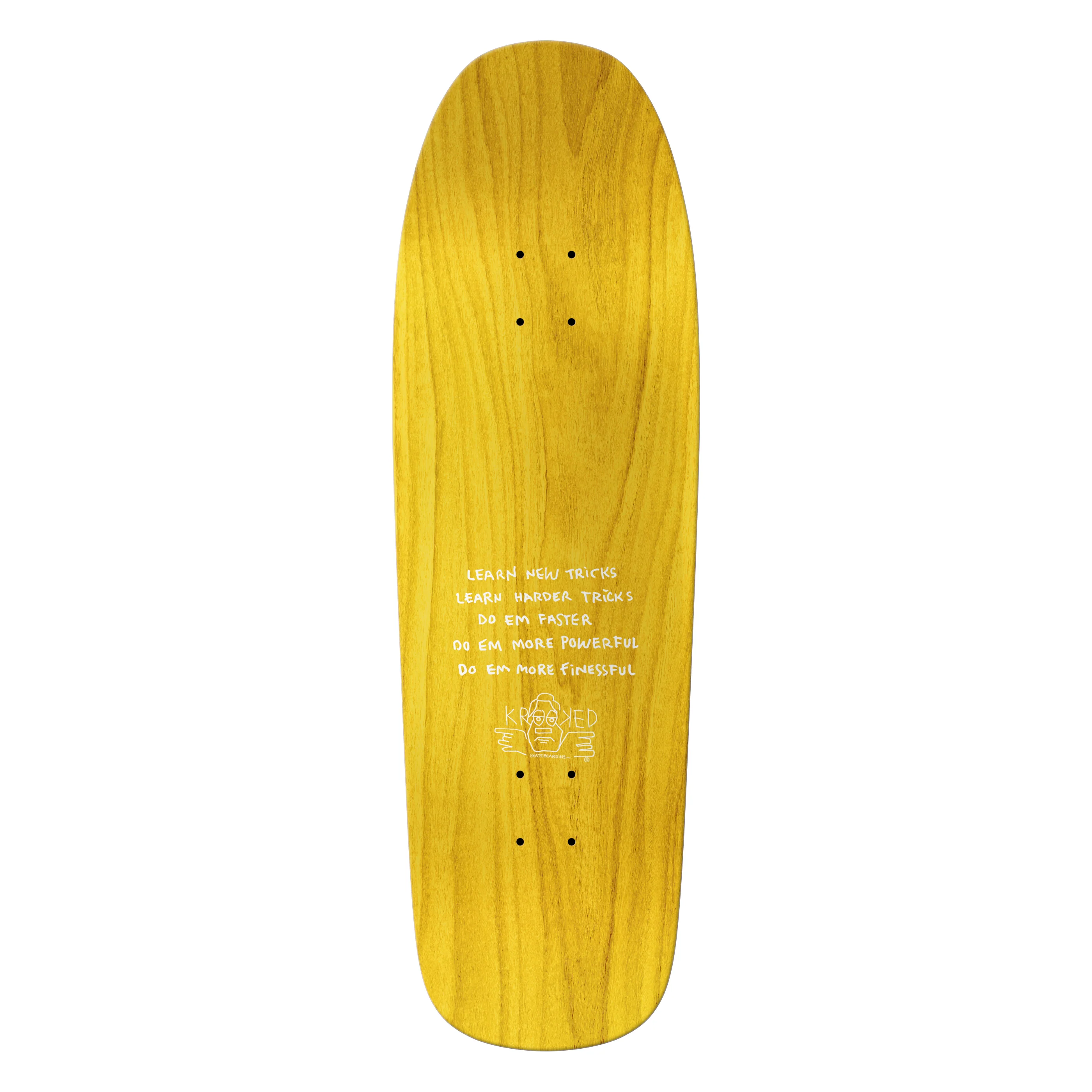 Krooked Skateboard Complete Gonz Hard2Hitt 9.81" x 32.06" - Image 2