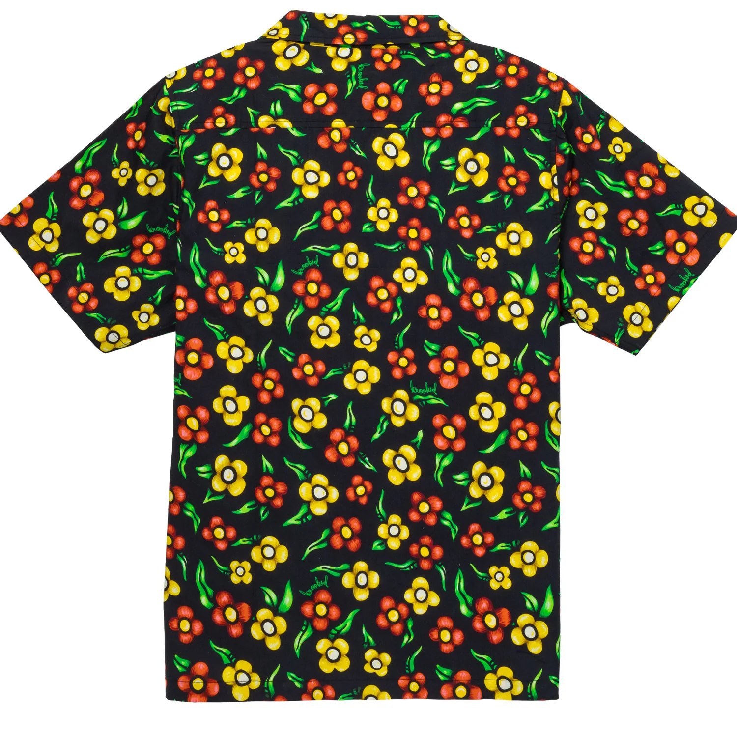 Krooked Skateboards Shirt Aloha Flower Multi - Image 2
