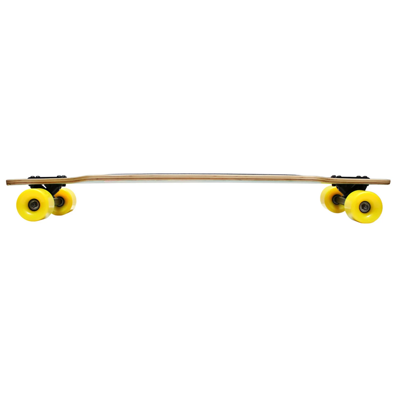 Krown Longboard Complete Elite Drop Through Rasta Lion - Yellow Wheels - Image 5