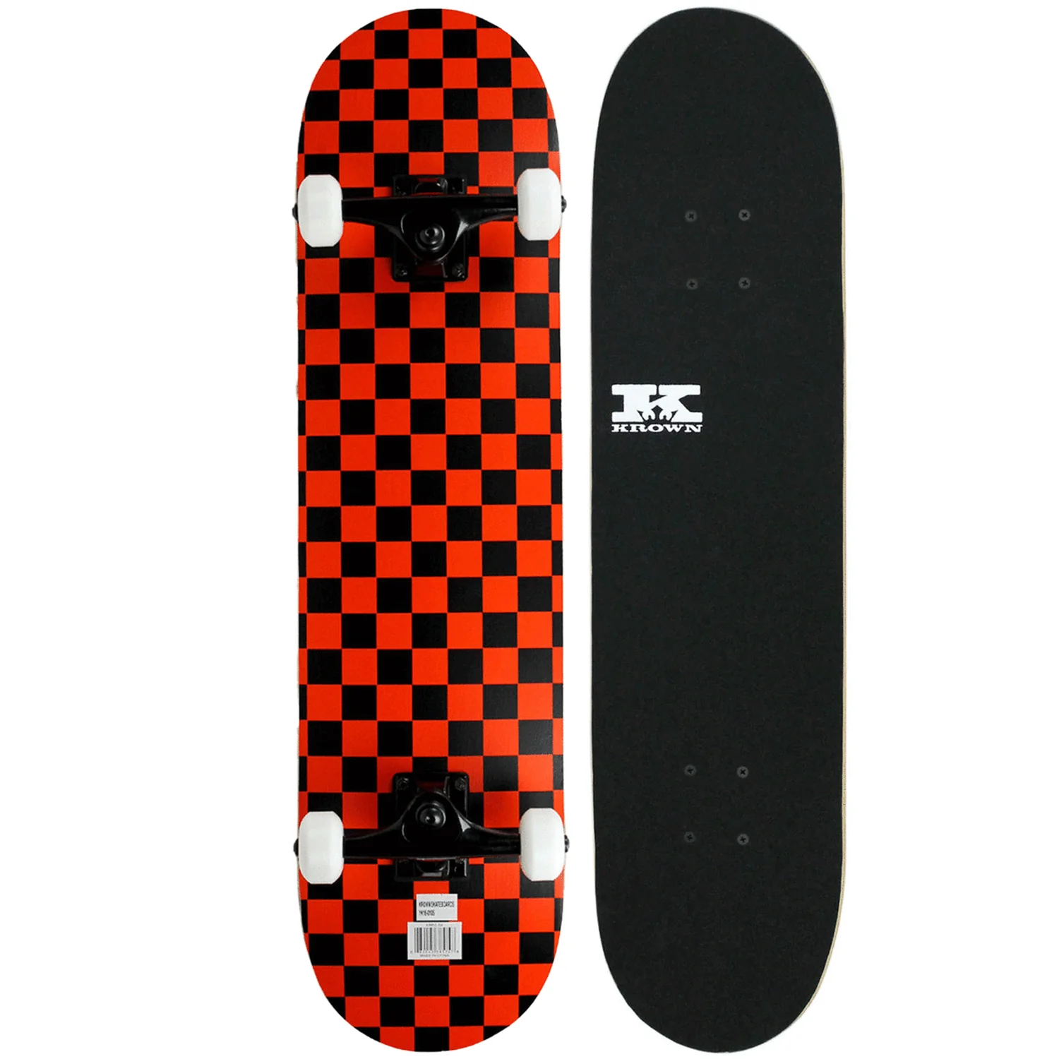 Krown Rookie Complete Black/Red Checker 7.5"