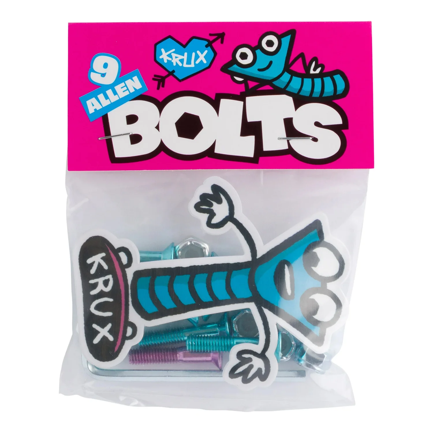 Krux Hardware Krome Allen Blue/Pink 1" - Image 2