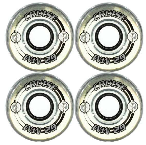 Kryptonics Wheels Cruise 62mm 78A Clear