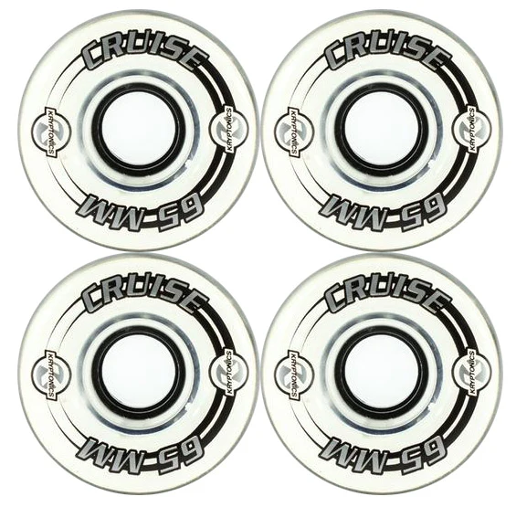 Kryptonics Wheels Cruise 65mm 80A Clear