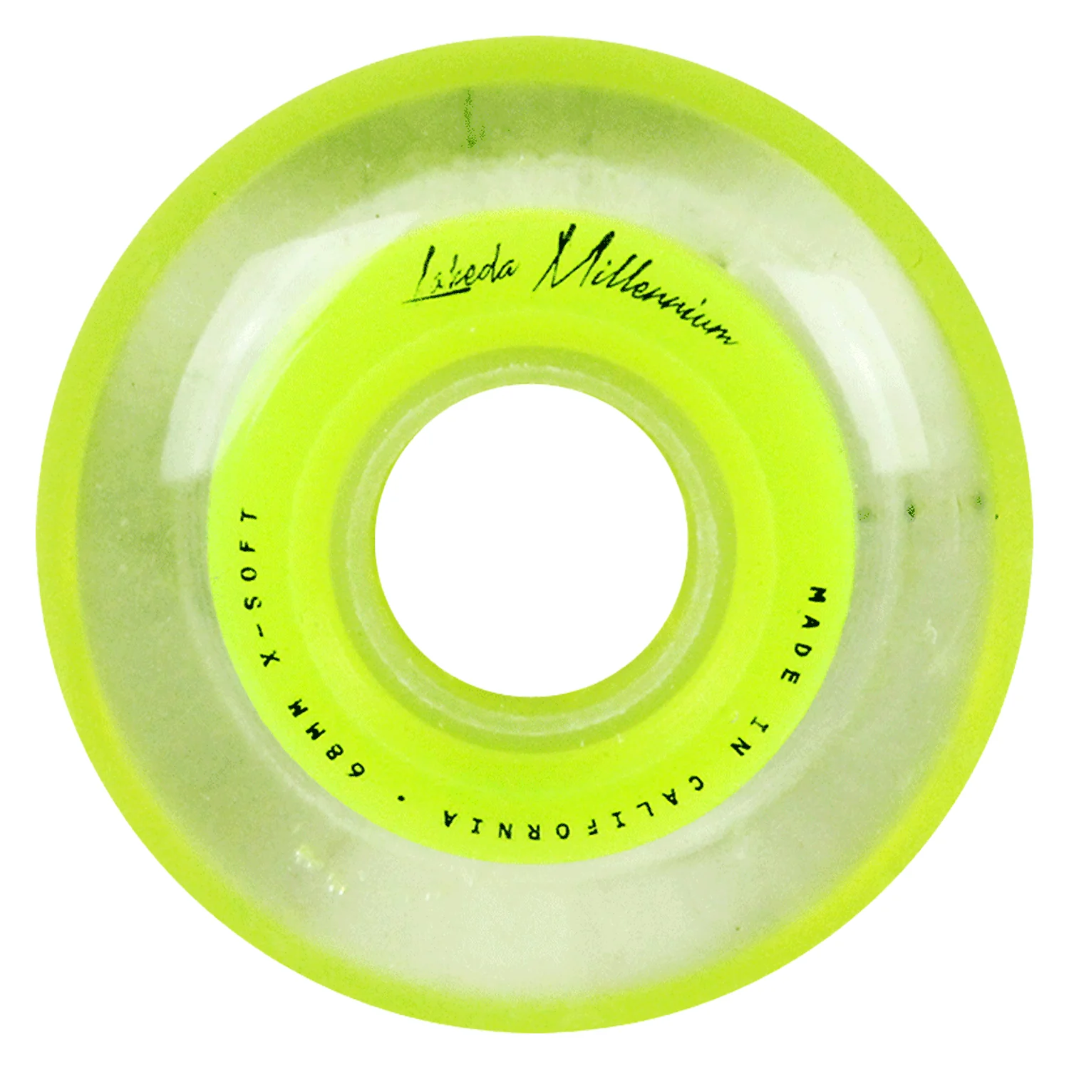 Labeda Roller Hockey Wheels - Millennium Gripper 68/72 Youth HiLo 74A Green (8-Pack) - Image 2