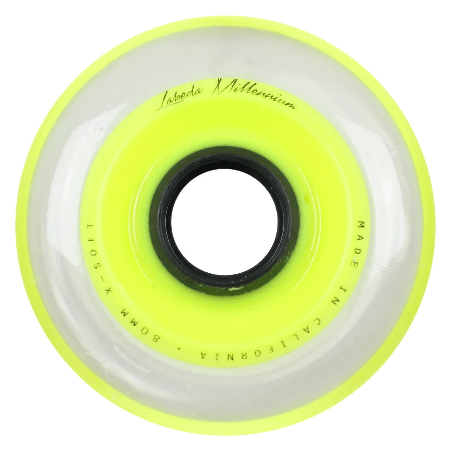 Labeda Roller Hockey Wheels - Millennium Gripper 72/80 HiLo 74A Yellow (8-Pack) - Image 2