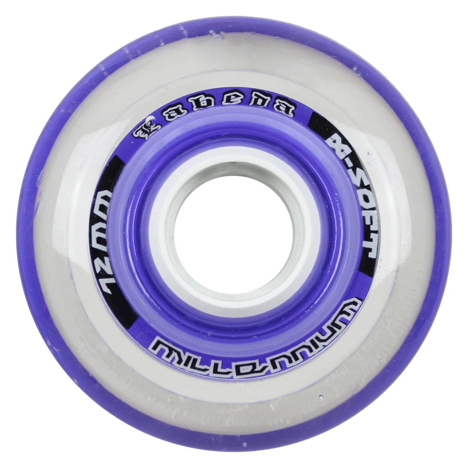 Labeda Roller Hockey Wheels - Millennium Gripper 72mm 74A Purple (4-Pack) - Image 2
