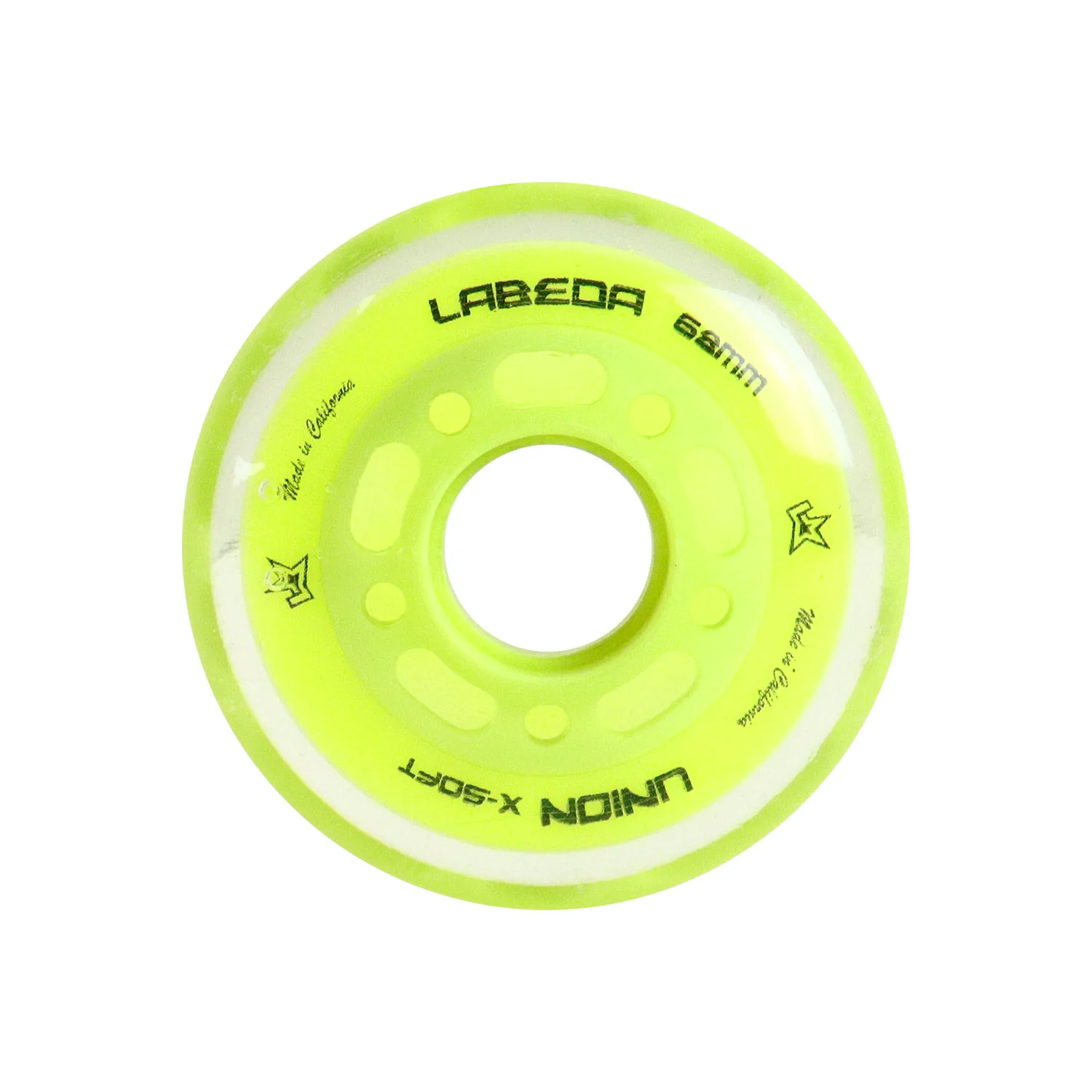 Labeda Roller Hockey Wheels - Premium Combo 68/72 Youth HiLo 74A Union + Millenium Yellow - Image 3